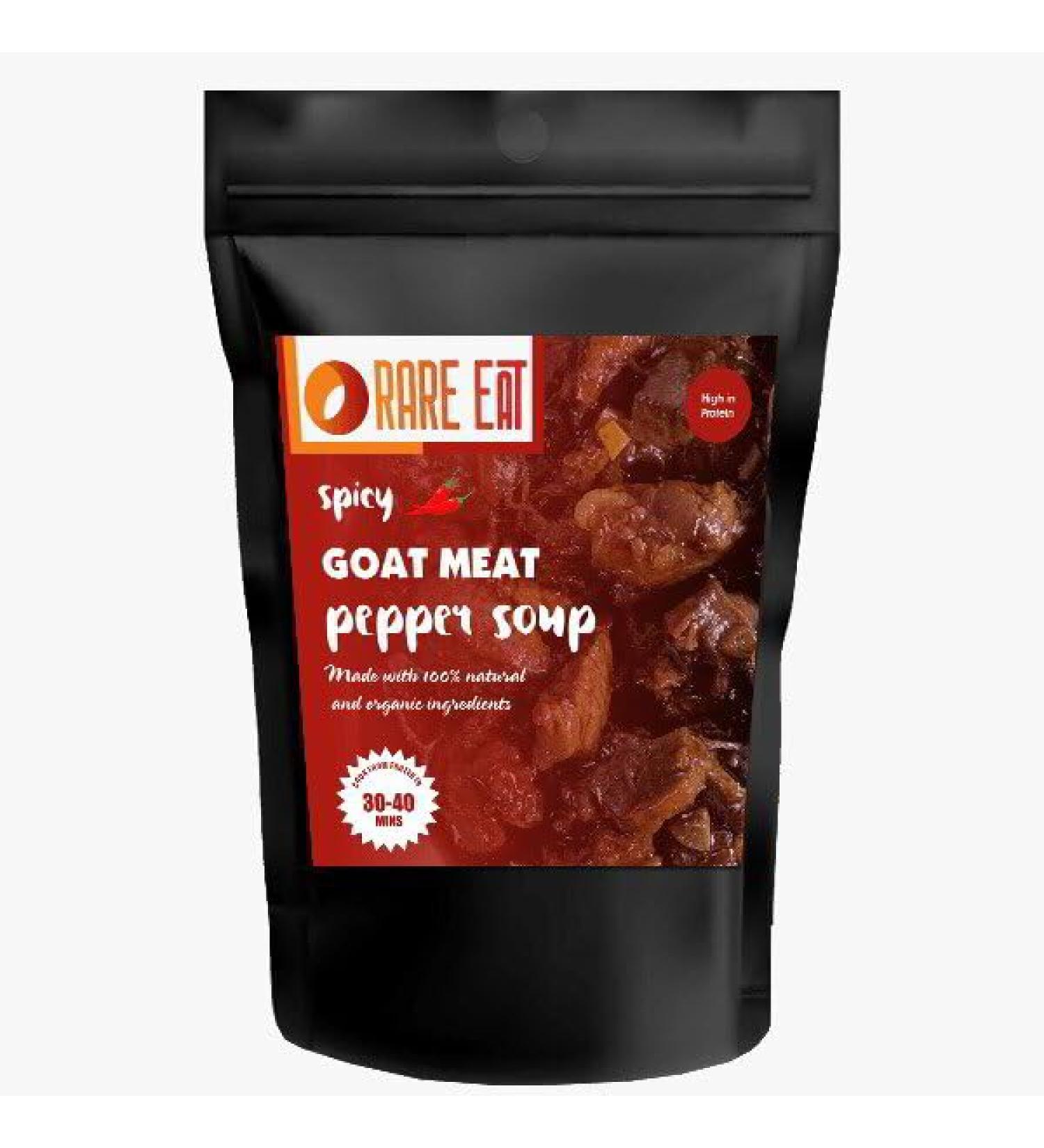 Spicy Goat Meat Peppersoup | Made with Natural Spices 700g X 3| Hot