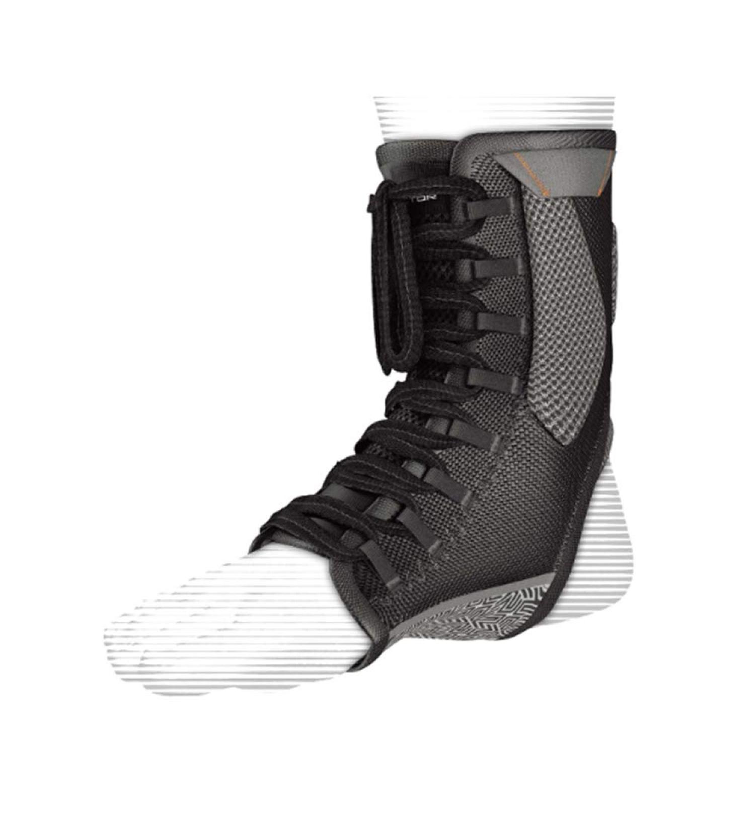 Shock Doctor 849 Ultra Gel Lace Up Ankle Support - Black - X-Large | Compression Ankle Brace - Buy Online on GoSupps.com