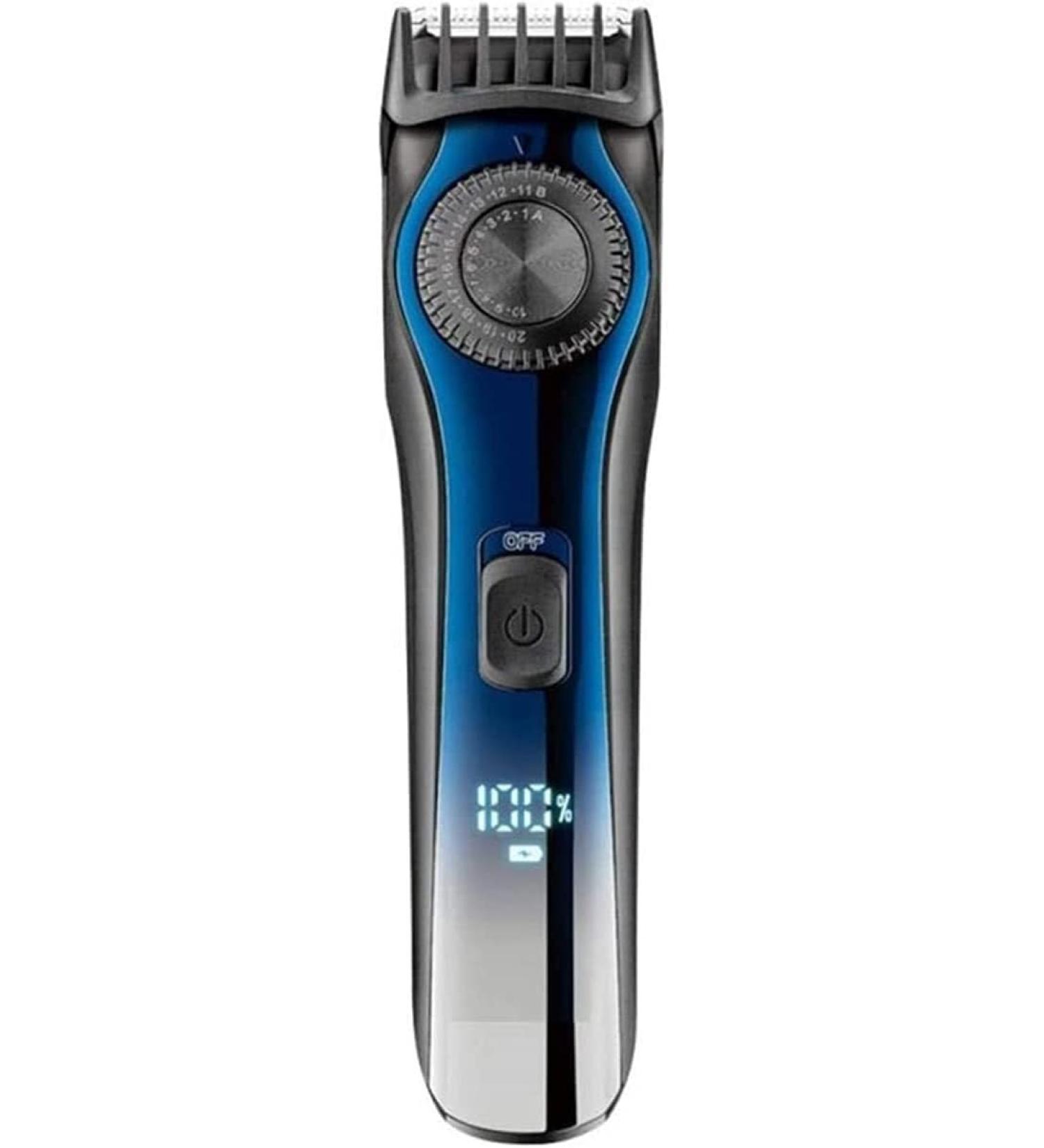 Pro Hair Clipper IPX6 Waterproof Design Professional Titanium & Ceramic Hair Clippers for Barbers with 20 Adjustable Speed Settings & LCD Display - Buy Online on GoSupps.com