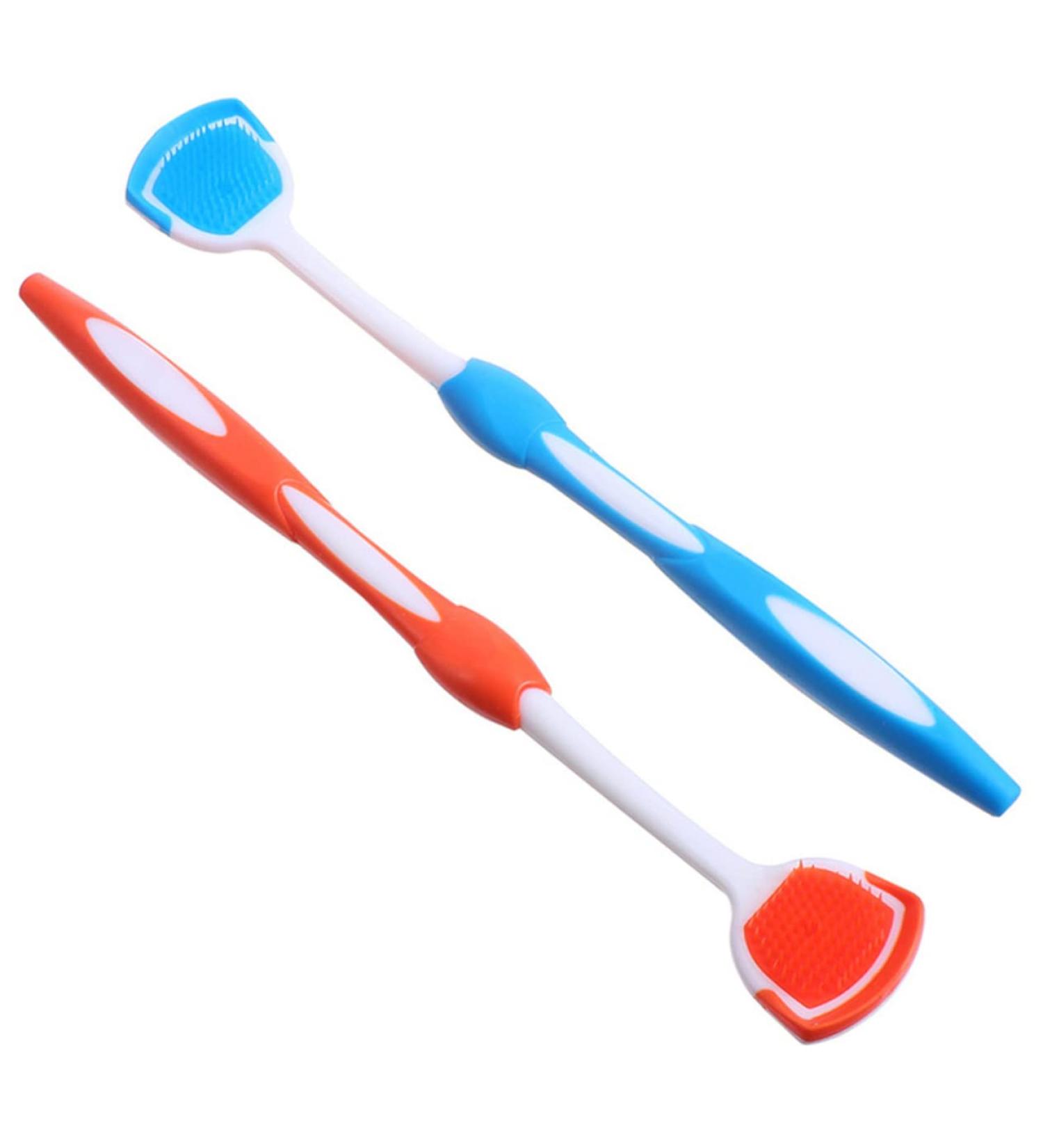 Doitool 2-Pack Tongue Cleaning Brush | Ultimate Oral Hygiene Tools for Fresh Breath & Healthy Teeth - Buy Online on GoSupps.com