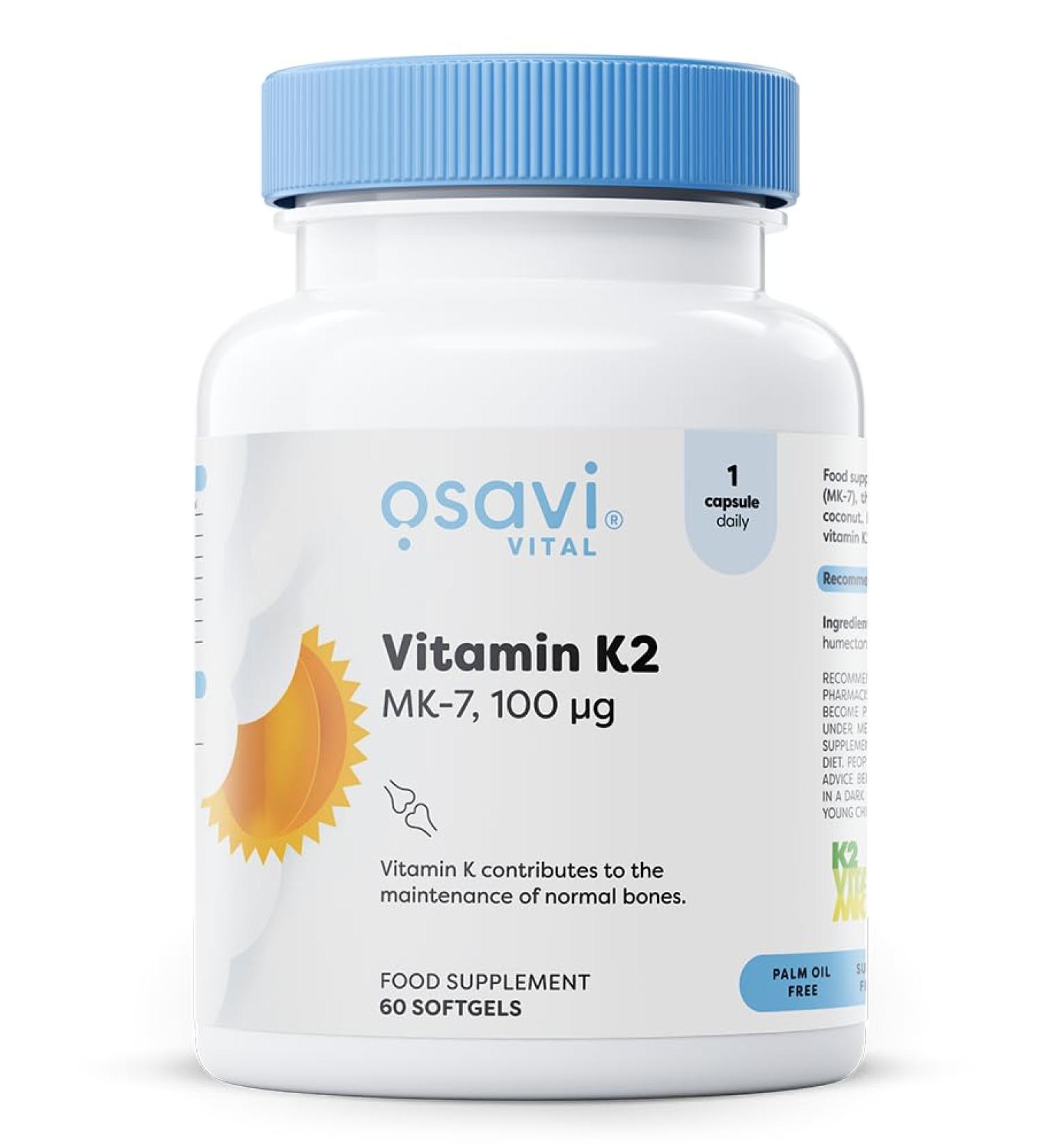OSAVI Osavi Vitamin K2 MK-7 100mcg - 60 softgels