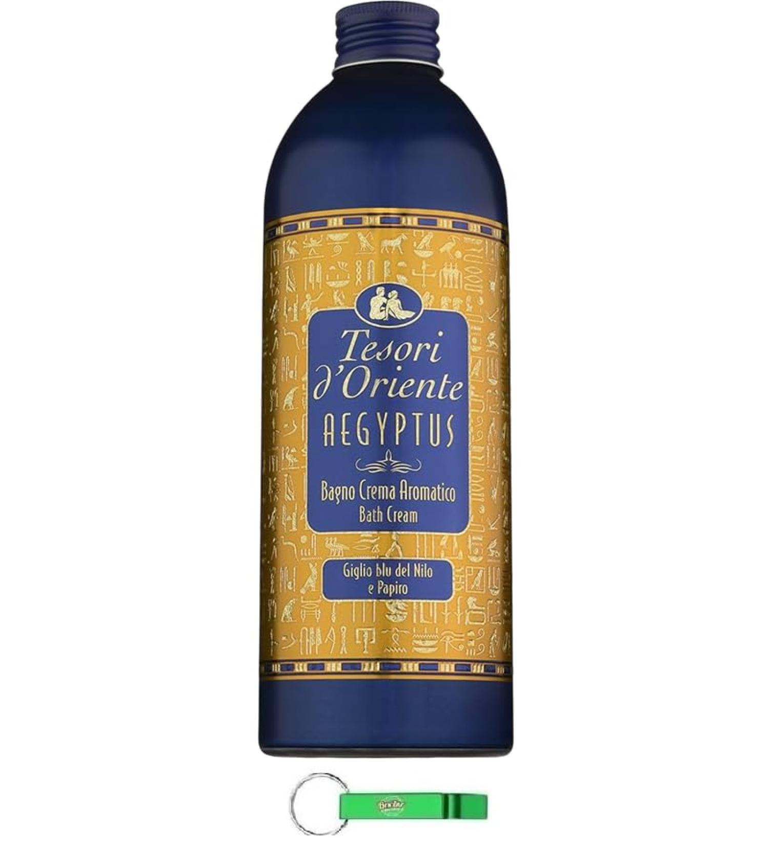Tesori d'Oriente Bagno Lot de 8 cr mes Aegyptus aux extraits de papyrus nettoie la peau et hydrate la peau 500 ml + porte-cl s gratuit Beni Culinari - Buy Online on GoSupps.com