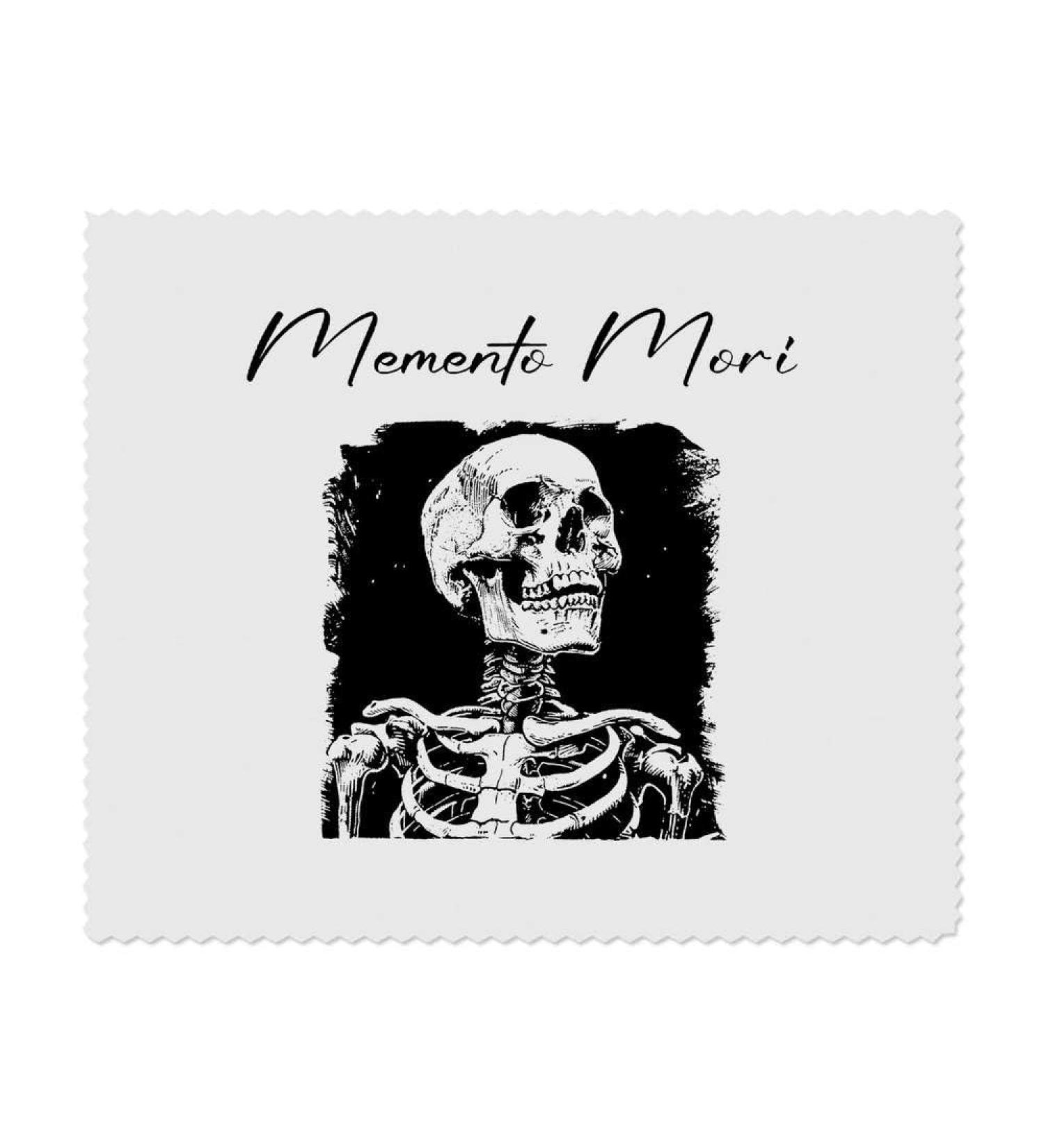 Buy 2 Microfiber Cleaning Cloths - 'Memento Mori' Human Skeleton Design | Eco-Friendly & Superior Cleaning - Buy Online on GoSupps.com