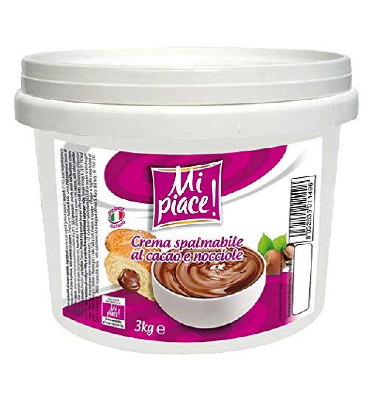 Mi Piace Mi Piace Hazelnut Cream Hazelnut Chocolate 3 kg Spread