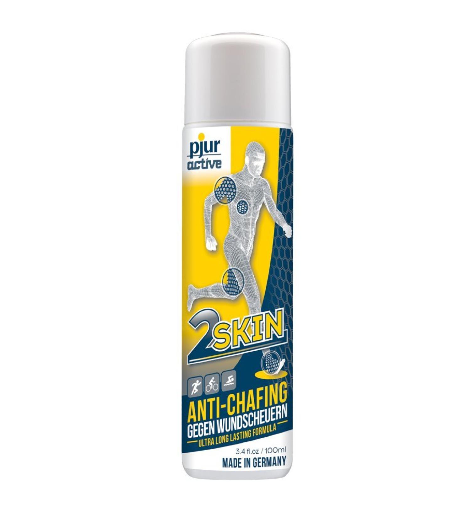 Pjuractive 2Skin Anti-Chafing Gel - Invisible Waterproof Skin Protection (100ml) - Bladder Plaster & Wound Control - Buy Online on GoSupps.com
