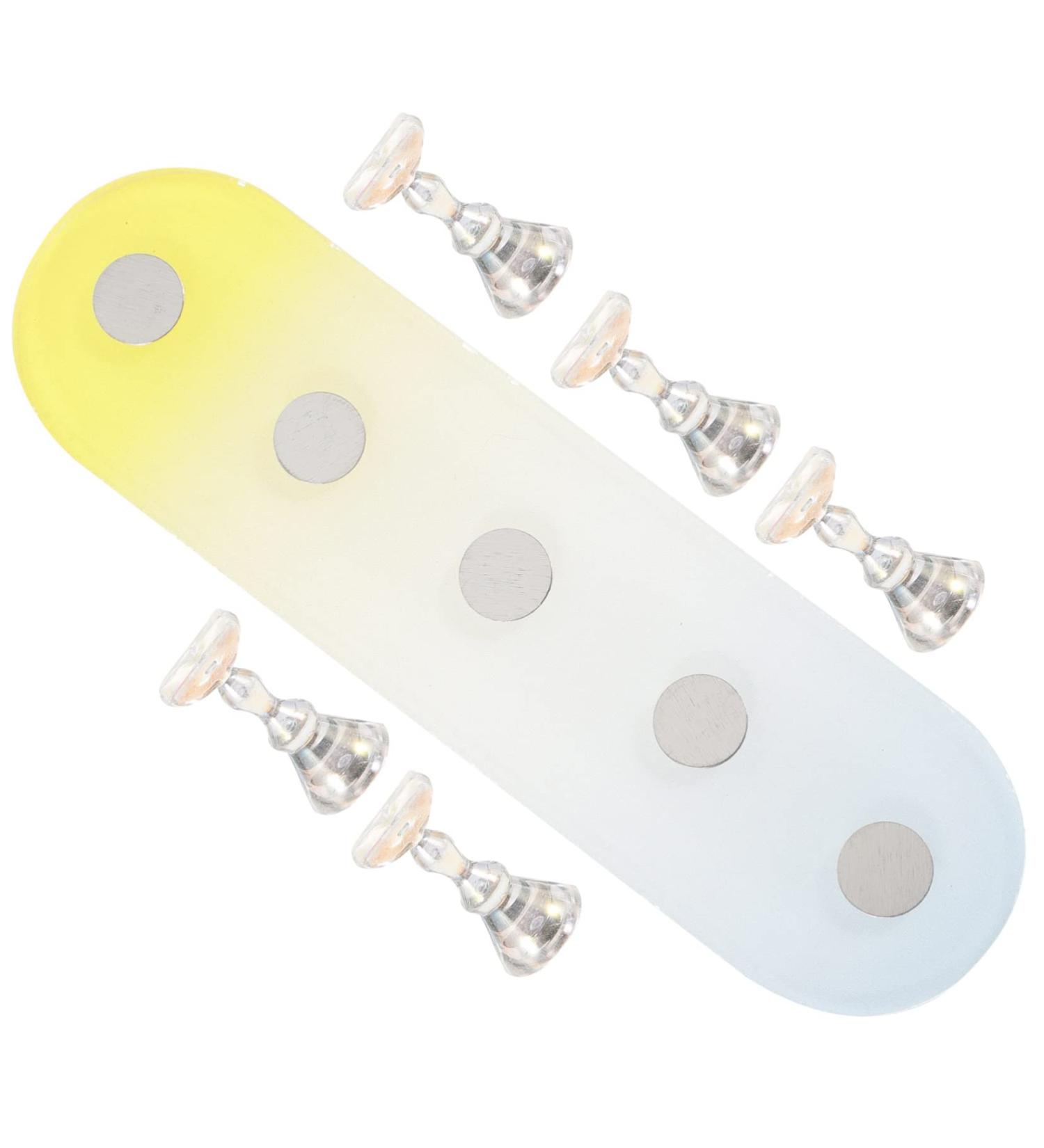 minkissy 1 Set Nail Practice Holder Nail Display Stand Nail Rest Practice Nail Stand Artificial Nail Holder Decor Fake Nails Press on Nails Rack Beauty Nail Racks for Nail Painting Nail Art 12.8x3.7cm As Shown - Buy Online on GoSupps.com