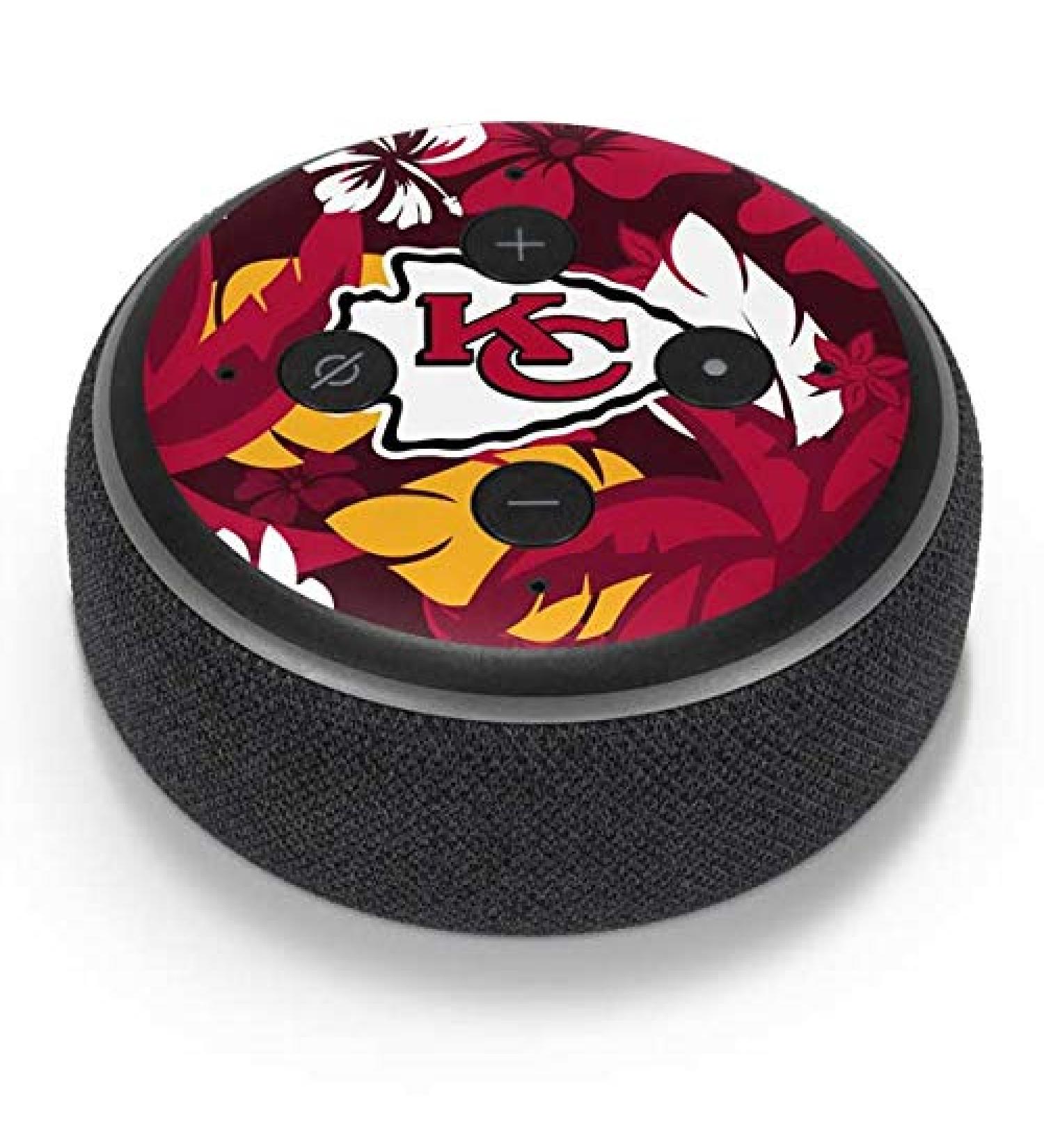 NFL Kansas City Chiefs Tropical Print Skinit Decal for Amazon Echo Dot 3 - Buy Online on GoSupps.com