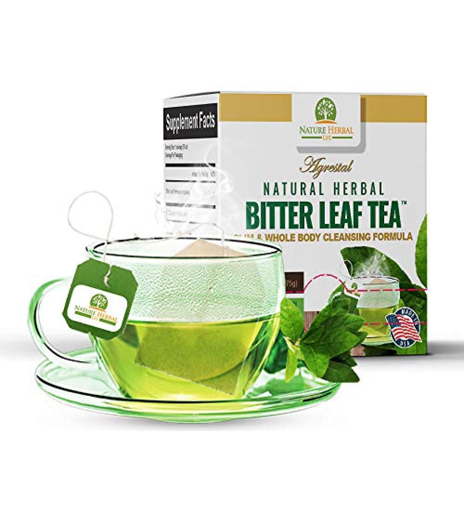 Natural Herbal Bitter Leaf Tea. Made with African Bitter Leaf