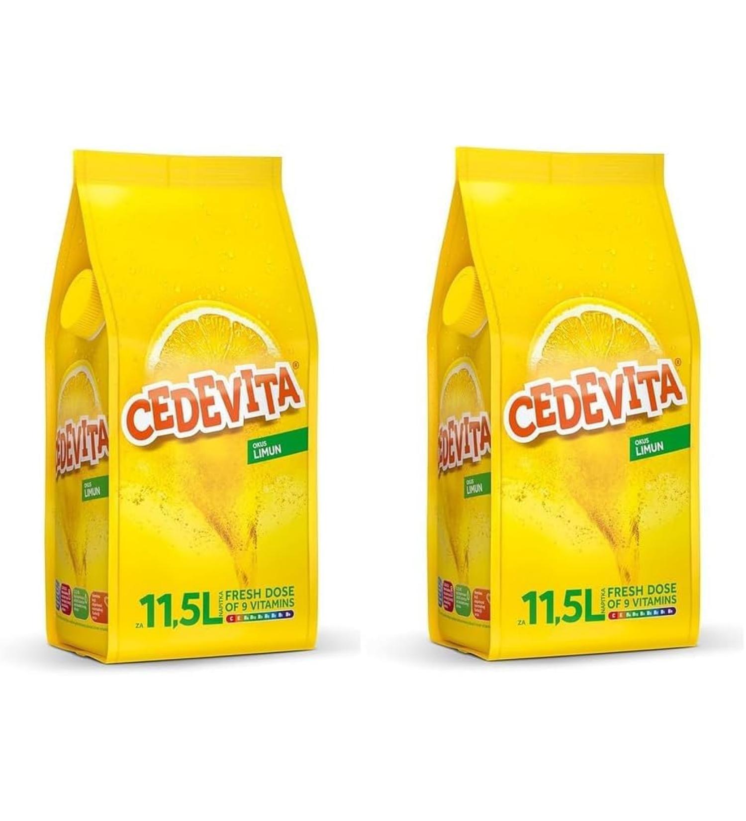 2 x 900 g Limun Brausepulver macht 23 L Saft alkoholfreie aus Kroatien