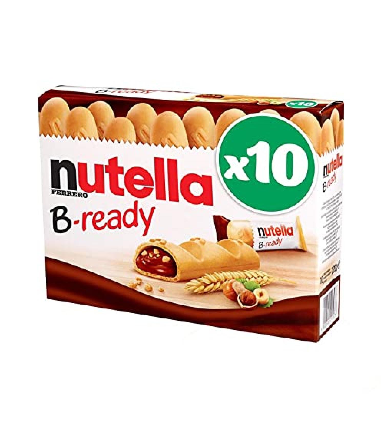  G n rique NUTELLA B-Ready 220g - Crunchy chocolate treats for a delicious break - Pack of 3 - Buy Online on GoSupps.com