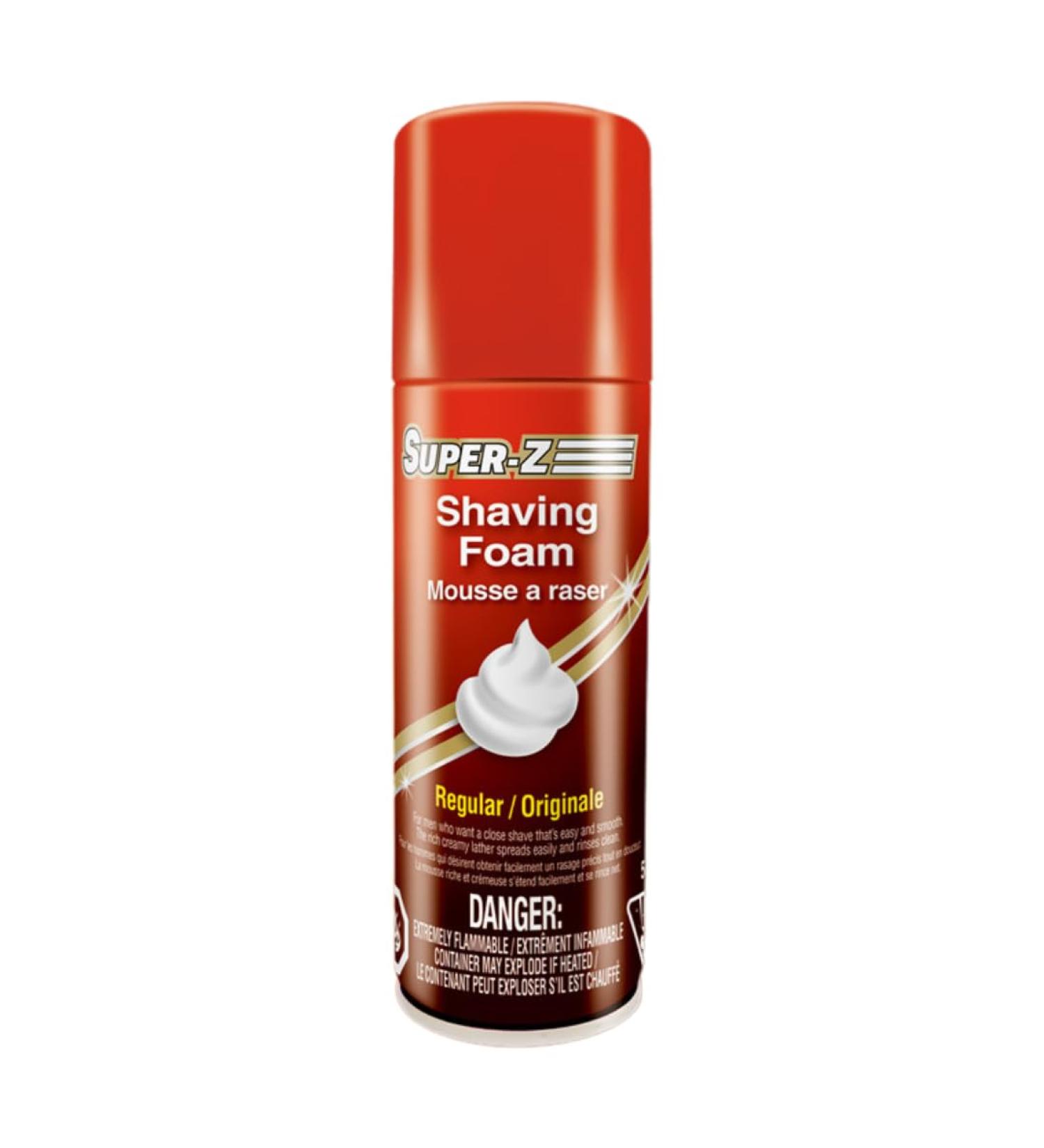Super-Z Super Z Shave Foam Travel Regular 57ml Red - Buy Online on GoSupps.com