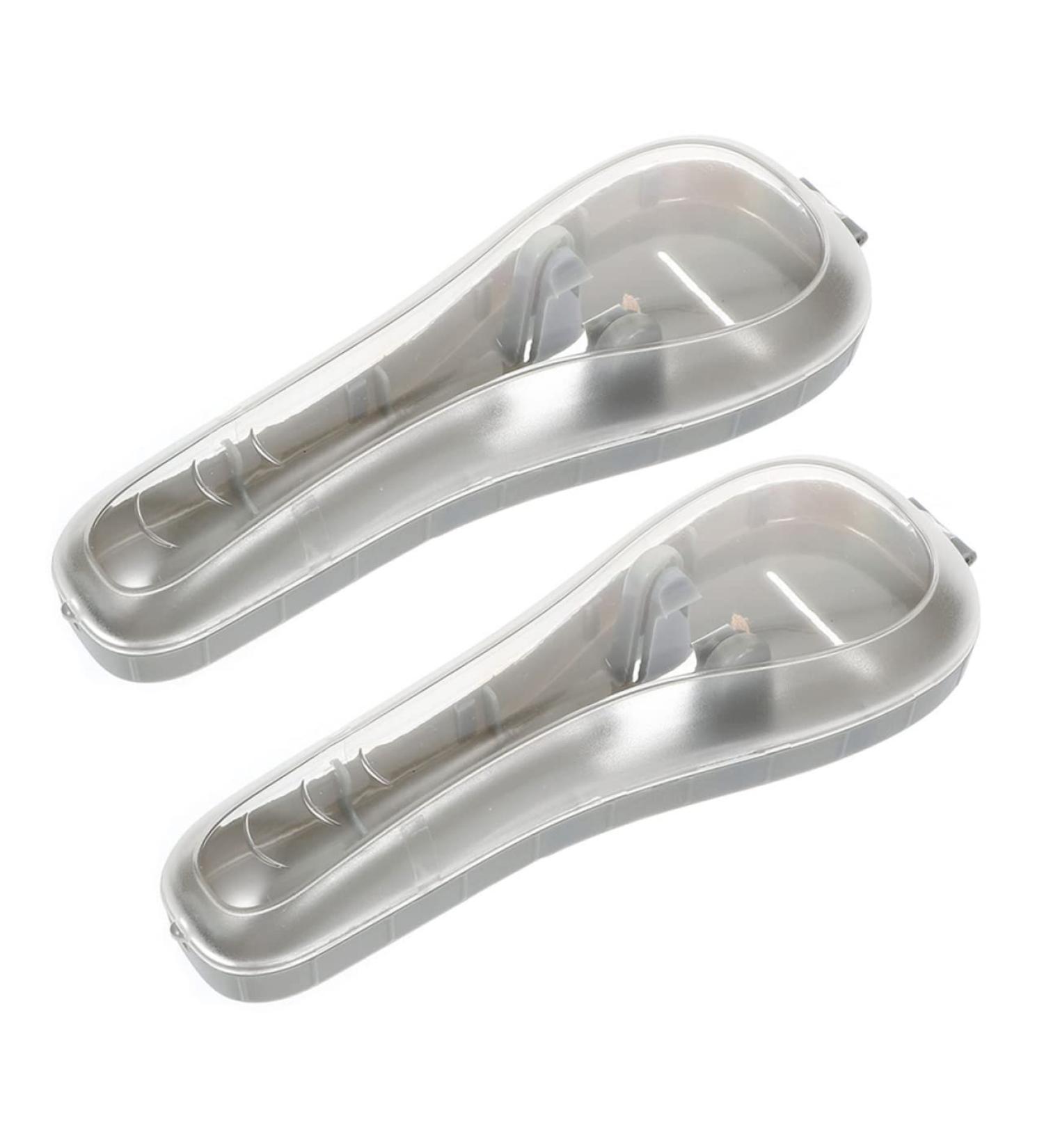COOPHYA Razor Storage Box Set - Durable Anti-Rust Protective Cover for Manual Razors | 2-Pack Plastic Case - Buy Online on GoSupps.com