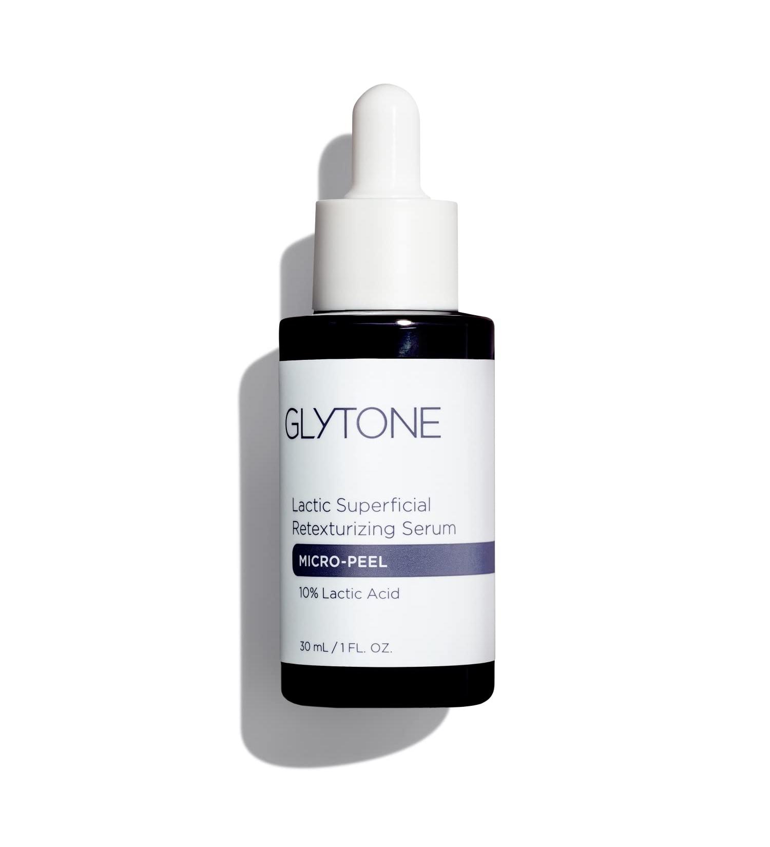 Glytone Micro-Peel Lactic Serum 10% - Vegan & Fragrance-Free Retexturizer for Dull Dry Skin - International Shipping Available - Buy Online on GoSupps.com