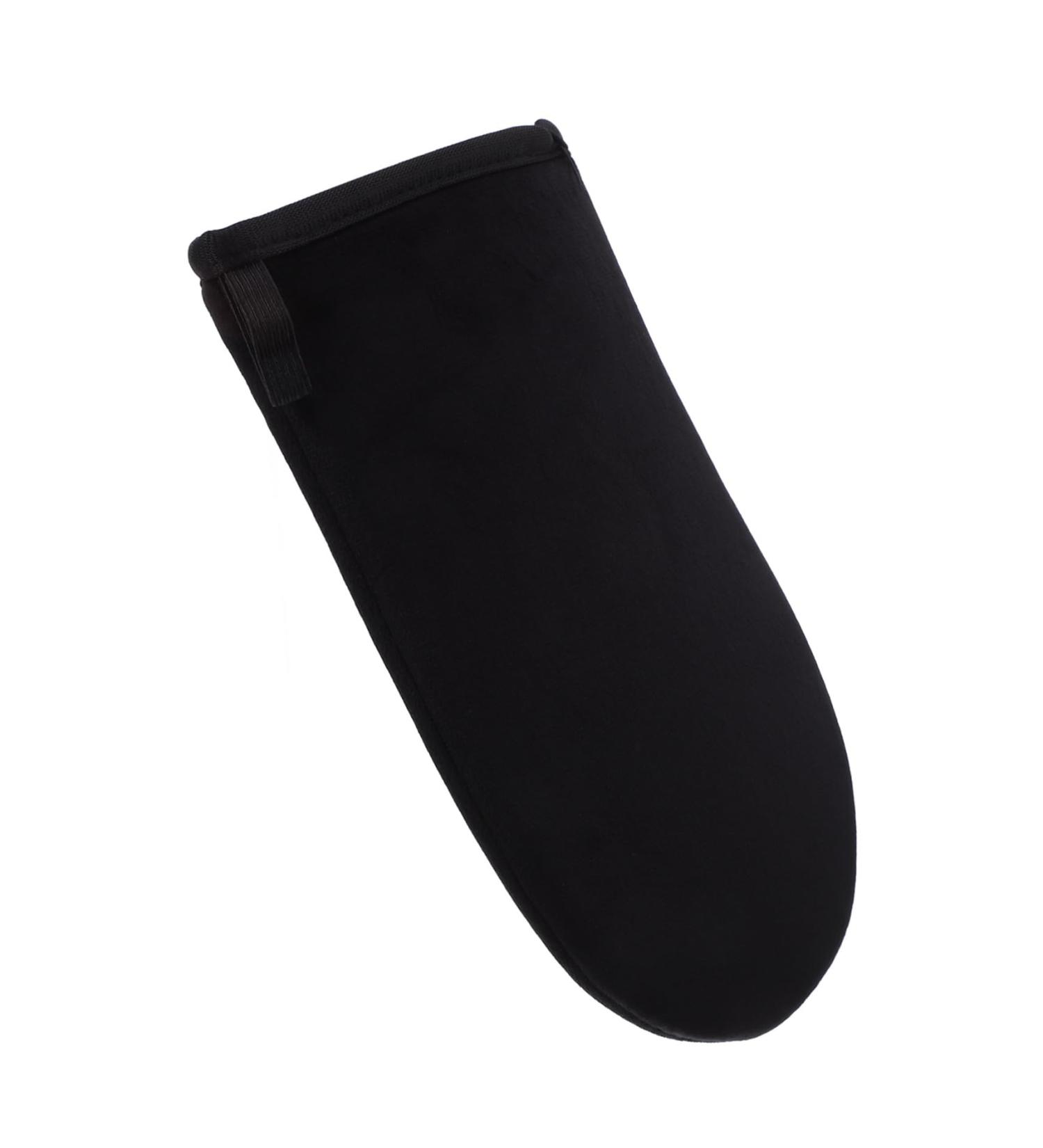 MERRYHAPY Self Tanner Glove Mitt Back Applicator for Body Lotion Plush Easy to Use Safety Tanning Glove Black - Buy Online on GoSupps.com