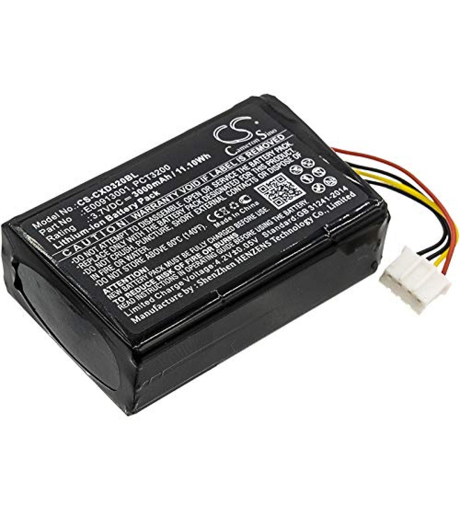3000mAh Replacement Battery for C-One BP13-001080 E00913001 PCT3200 e-ID XGK-C-ONE-E-ID | International Shipping Available - Buy Online on GoSupps.com