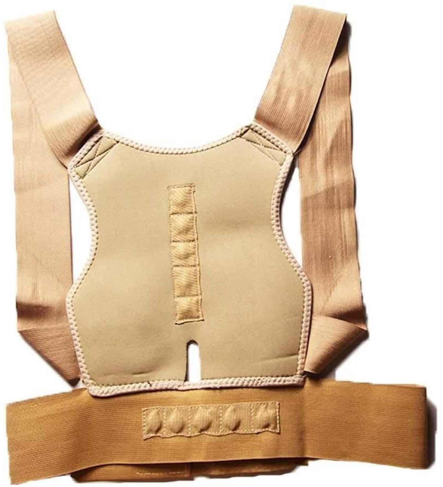 KouRy Comfortable Posture Corrector | Back Belt Shoulder Brace | Yellow Support for Better Posture - International Shipping Available - Buy Online on GoSupps.com