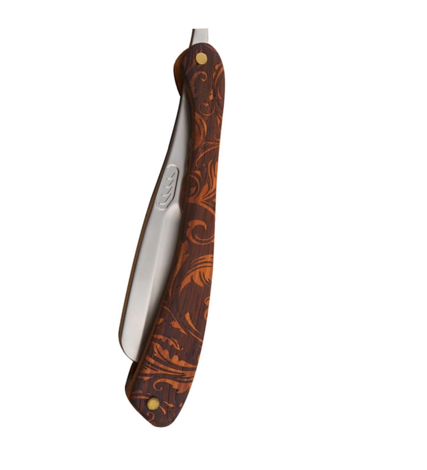 Ipetboom Stainless Steel Eyebrow Razor for Men | Rustproof Folding Hairdresser Blade | Vintage Barber Accessories | International Shipping Available - Buy Online on GoSupps.com