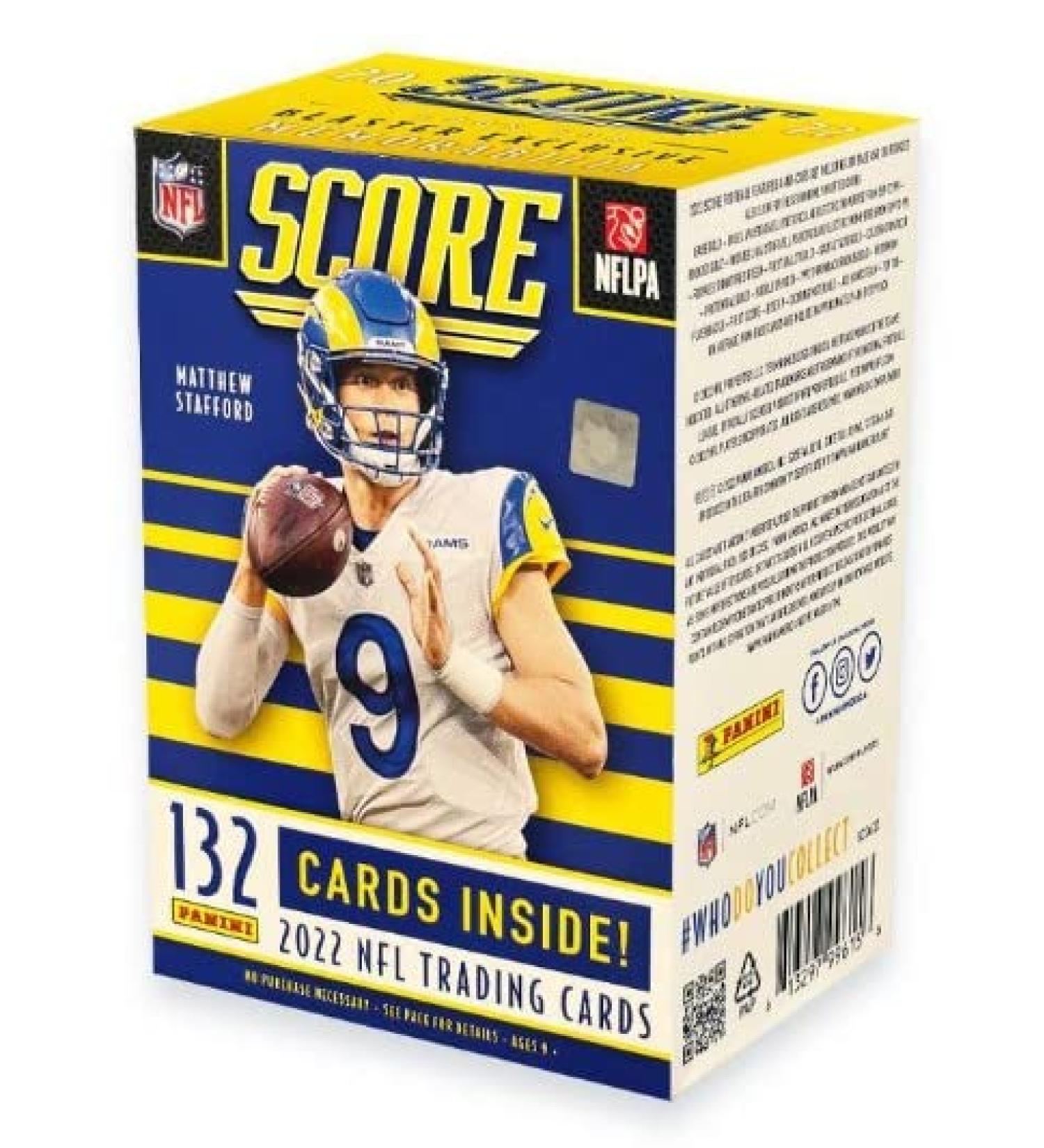 2022 Panini Score Football Trading Card Blaster Box (132 Cards)