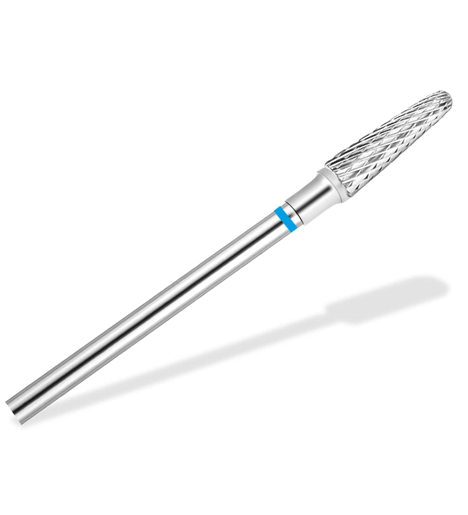 Nail Miller Bit Hard Metal Grinder | Cross Toothing Konus Shape Pedicure & Manicure Tool for Acrylic & Gel Nails - Medium Size - Buy Online on GoSupps.com