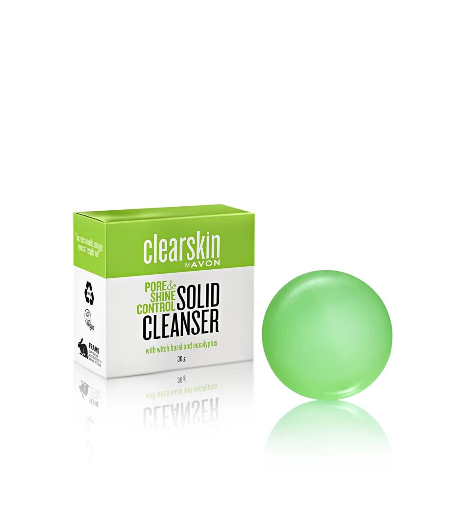 Avon Clearskin Pore & Shine Control Solid Cleanser - Buy Online on GoSupps.com