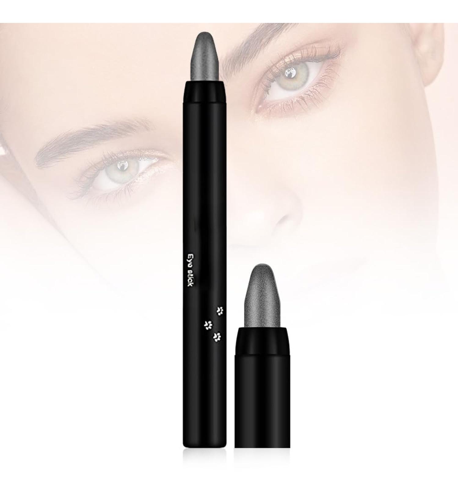 Waterproof Glitter Eyeshadow Pen | 16 Colors Shimmer Cream Makeup | Long-lasting Eyeliner & Eyeshadow Crayon - Buy Online on GoSupps.com