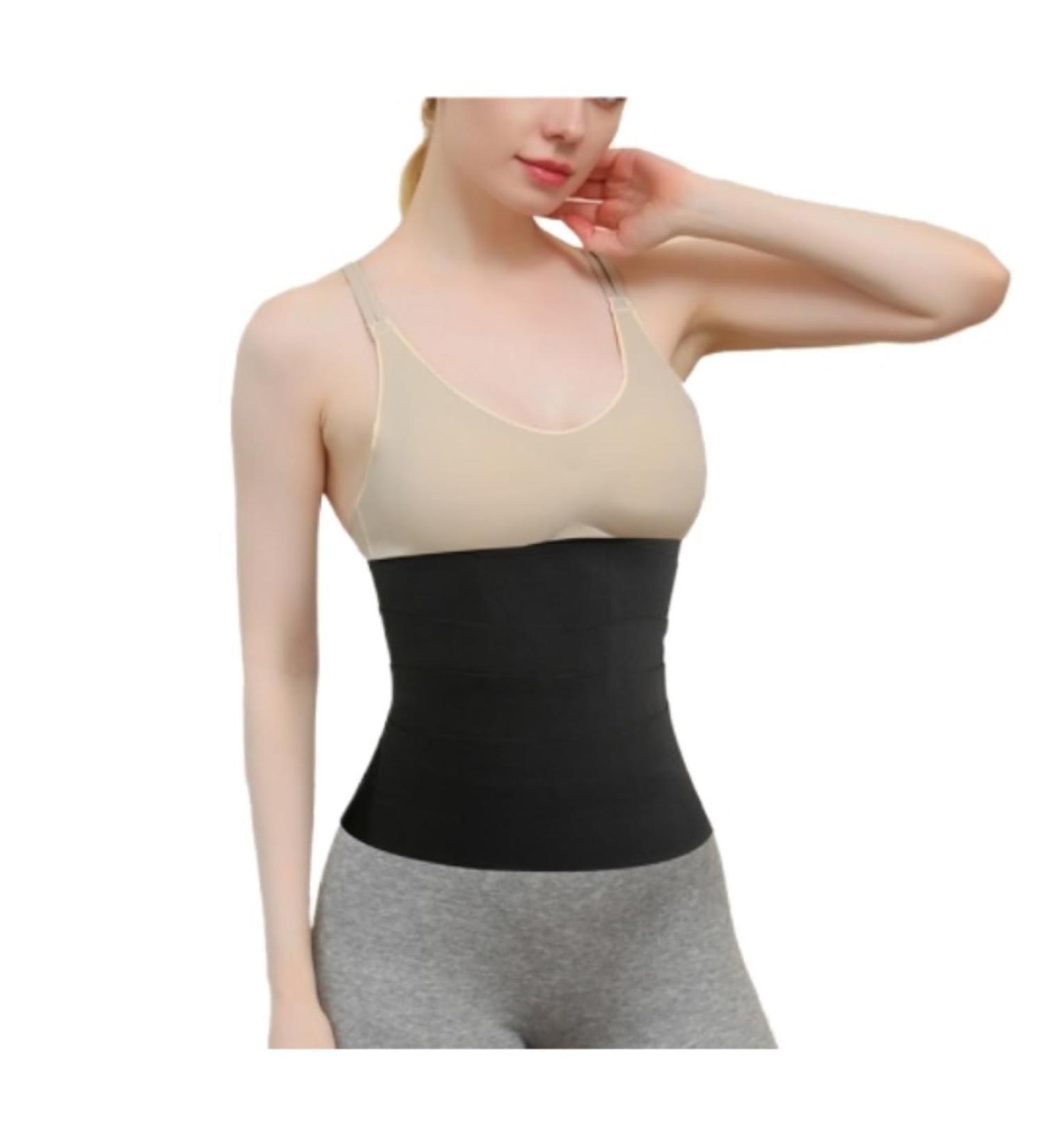 HKDYWTNB Back Brace Lumbar Support Body Shaper Slimming Waist Trainer Bandawrap Shapewear Women Control Shaper Stretch Waist Belt(Black 4M) 4M Black - Buy Online on GoSupps.com