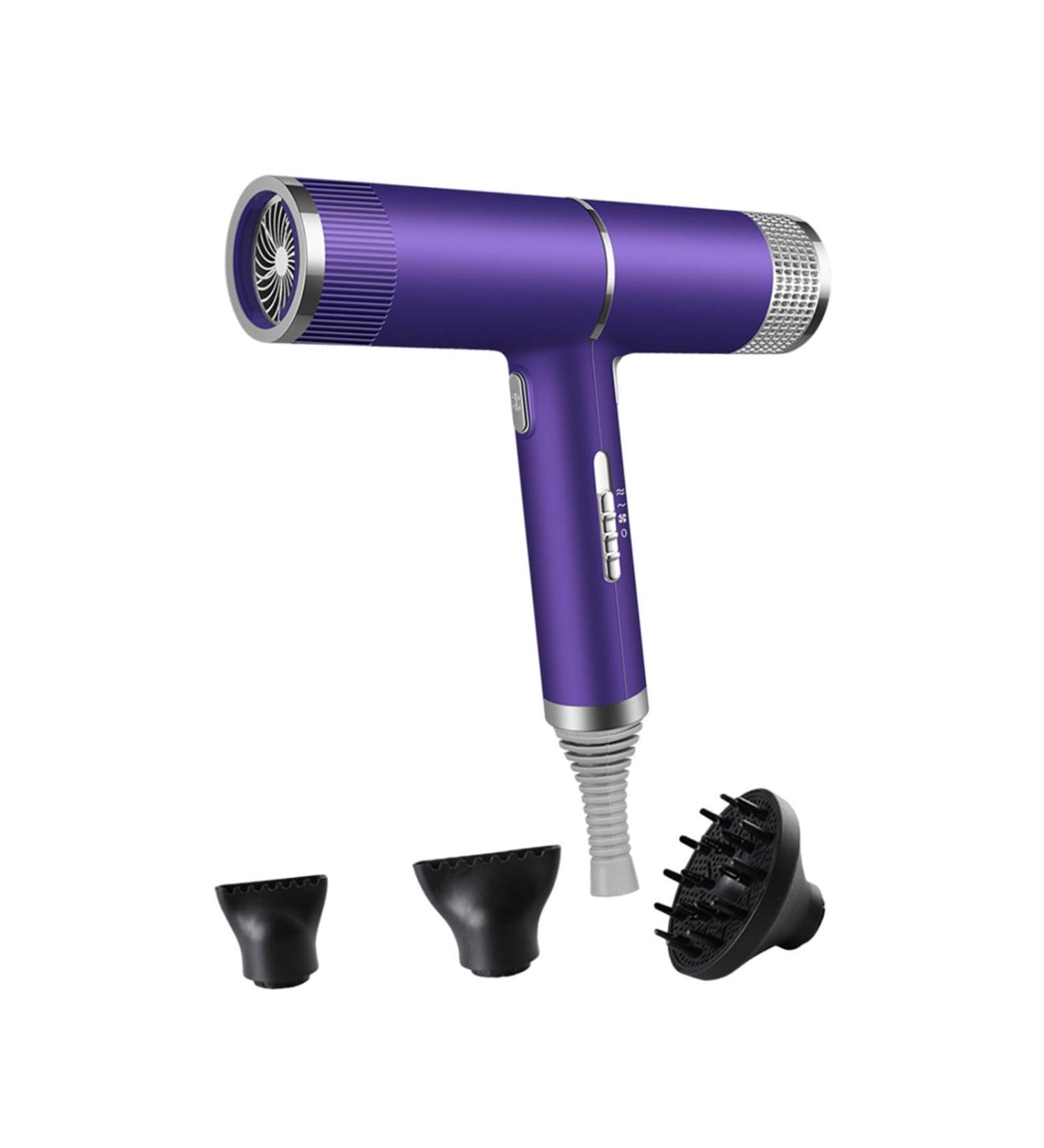 Oshhni Professional Hair Dryer Salons Blow with Nozzle Lightweight 100000 RPM High Speed Hairdryer Blow Dryer for Travel Home Salon - Buy Online on GoSupps.com