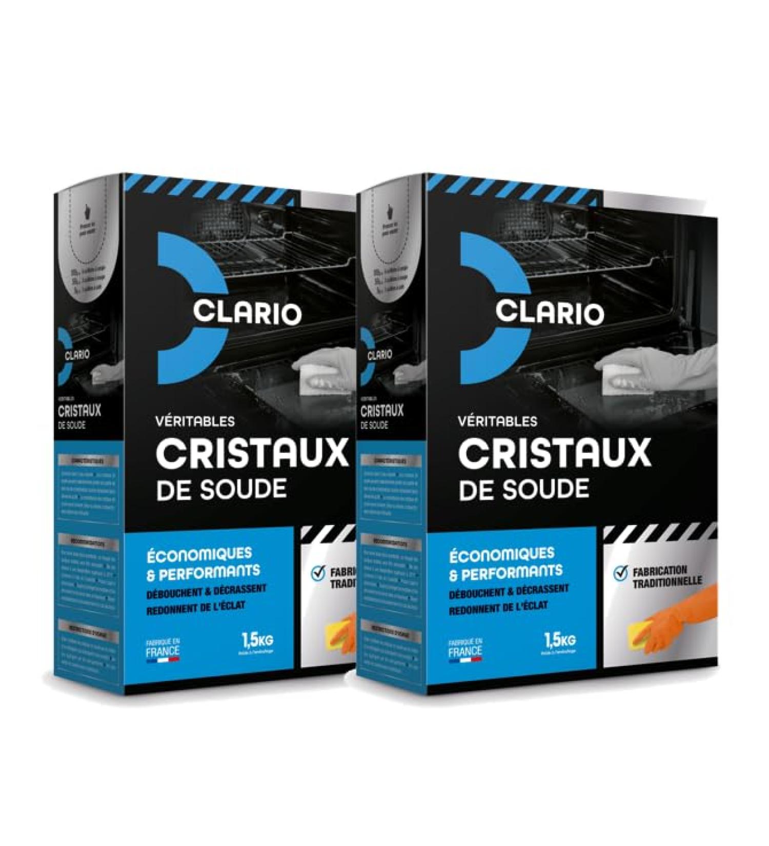 x 1.5kg Soda Crystals - Real Crystals for Instant Dissolving Even in Cold Water - Ideal for DIY