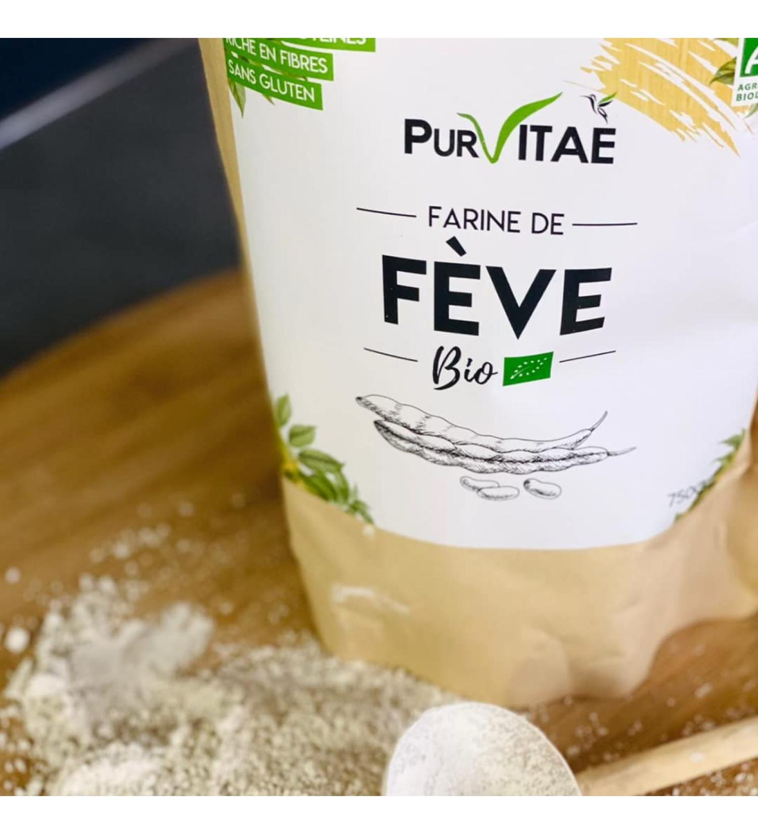 Organic bean flour 750g - 65% protein! The most protein flour on the market! gluten-free and French - Ideal pizza bread wra - Buy Online on GoSupps.com