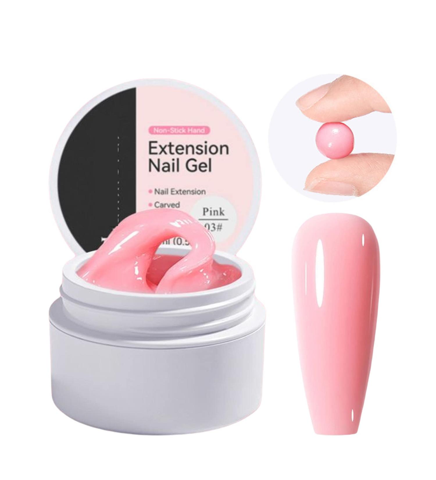 Sot Pink Nail Builder Gel - Non-Stick Solid Hard Gel for Nail Extensions & Art DIY - Buy Online on GoSupps.com
