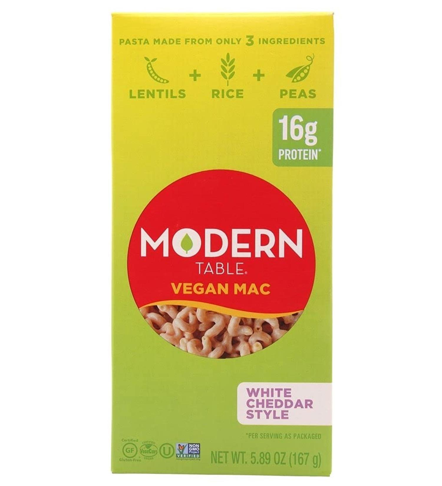 MODERN TABLE White Cheddar Mac & Cheese - 5.89 OZ | Gourmet Pasta Dish - Buy Online on GoSupps.com