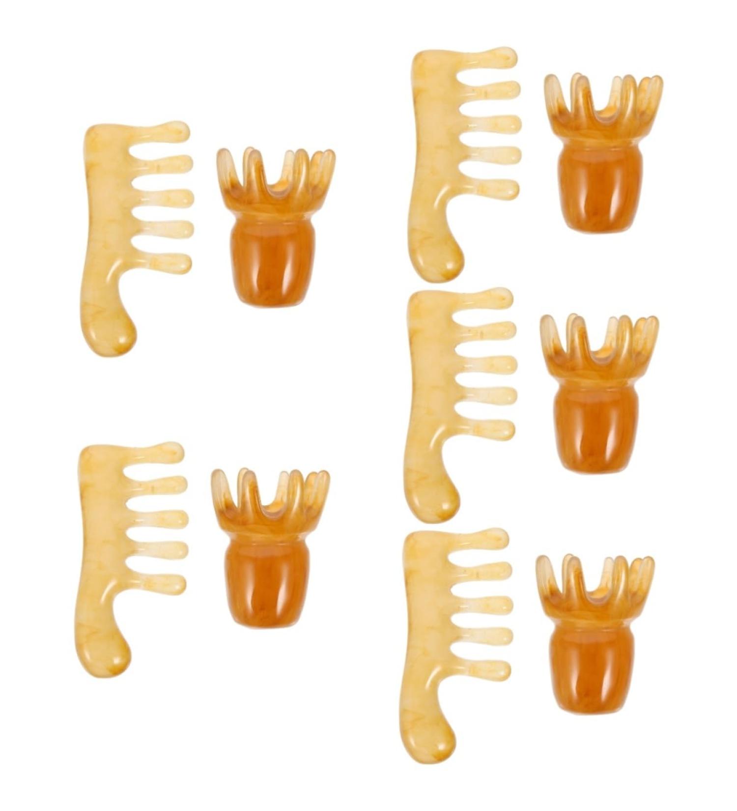 Buy Healvian 10 Stk Massage Kamm Gua Sha Tools for Acupuncture & Body Massage | Harz Crystals Anti-Static Roller - Buy Online on GoSupps.com