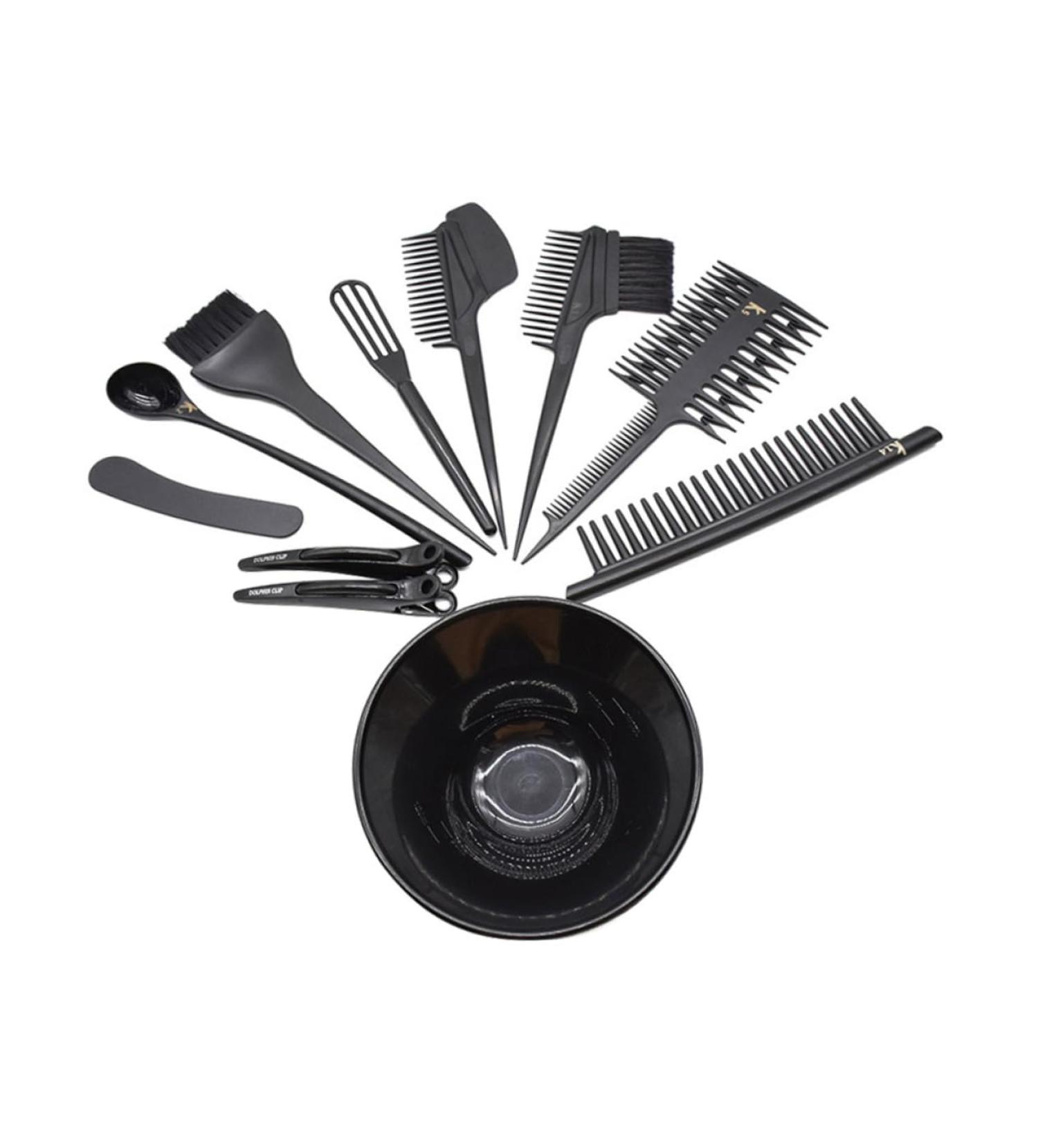 DOITOOL 1 Set Hair Color Mixing Brush Bowls Dye Comb Hair Tint Brush Hair Color Brush Tools Hair Color Mixing Bowls Highlight Brush Hair Ear Protectors Ten Piece Set Hair Dye - Buy Online on GoSupps.com