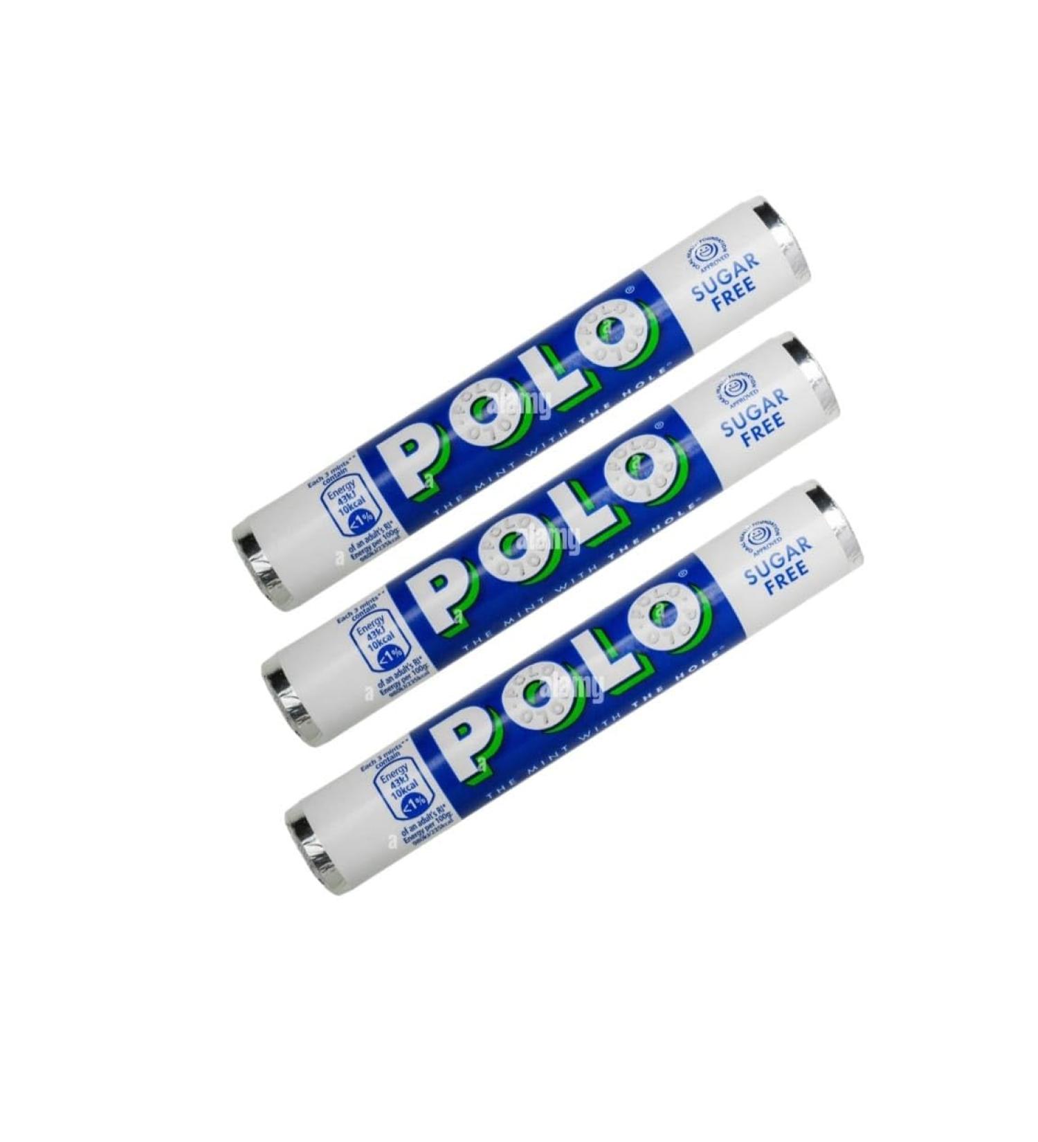 Polo Sugar Free Mints Tubes 3 x 33g - Buy Online on GoSupps.com