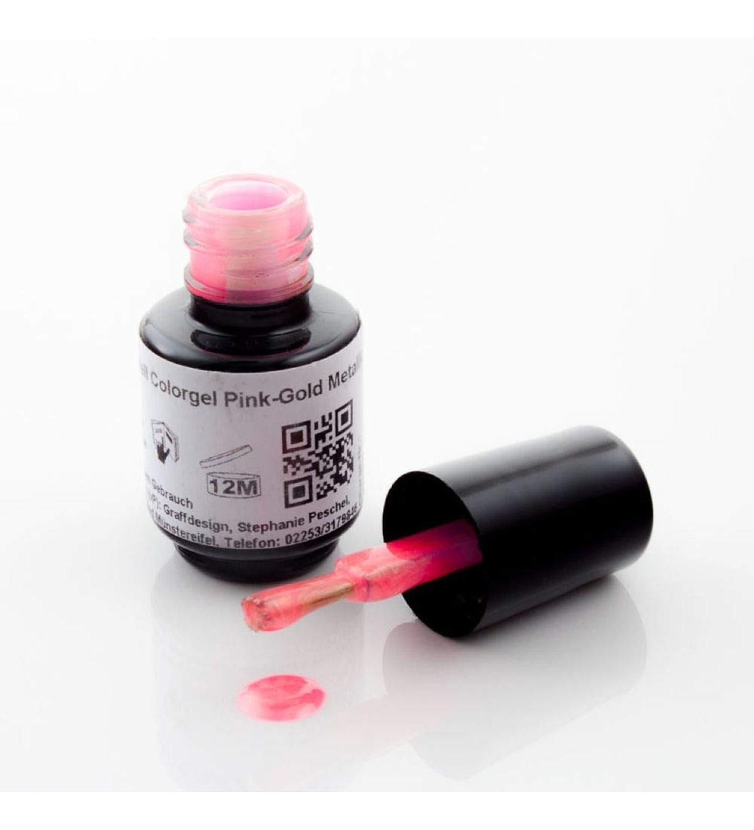 4.5 ml UV Watercolor Paint - Metallic Pink-Gold