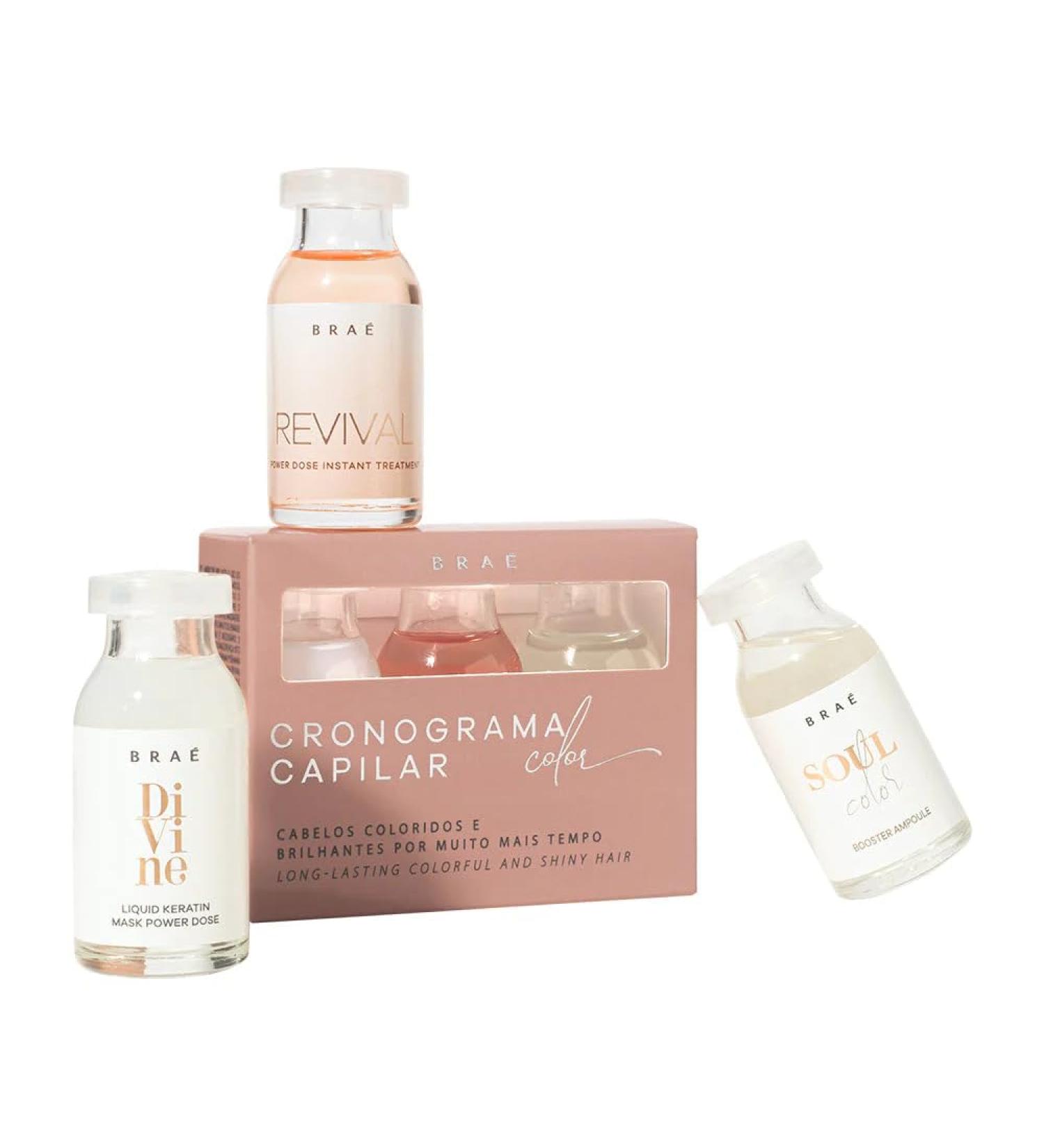 Cronograma Capilar Color Bra Para Cabelos Coloridos 3x13ml - Buy Online on GoSupps.com