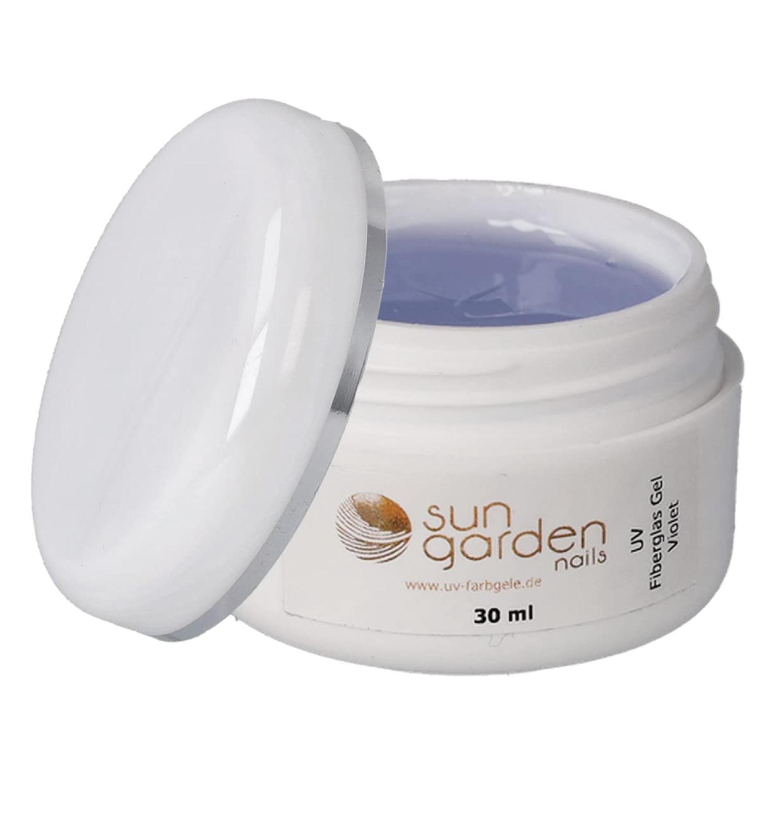 UV Fiberglas Gel Violet 30ml - Premium Clear Finish Top Coat for Nail Art Pedicure & Manicure - High Gloss Yellow Protection - Buy Online on GoSupps.com