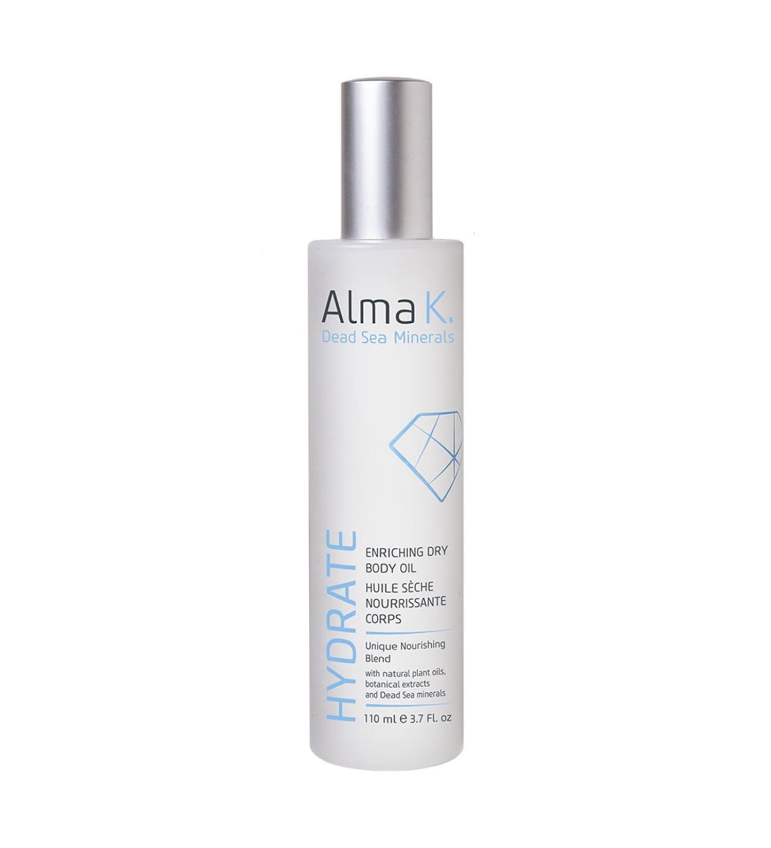ALMA K Enriching Dry Body Oil - Vitamin E Oil for Skin - Body Oil After Shower - With Avocado Olive Argan Oils - White Tea and Neroli Scent - 3.7 oz - Buy Online on GoSupps.com