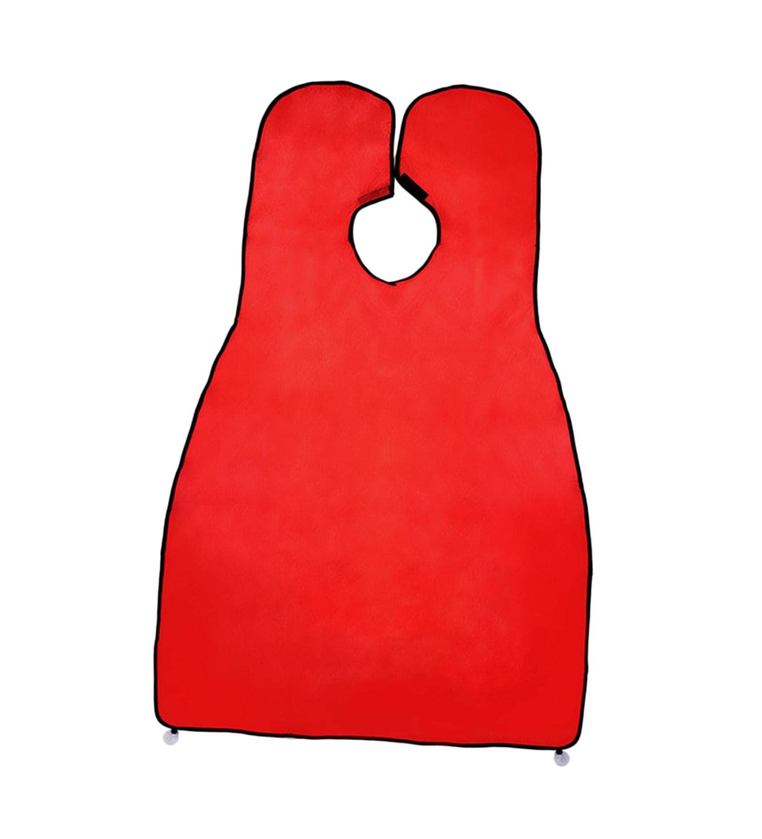 Predolo Beard Shaving Bib - Ultimate Trimming Apron for Beard Care | Red Beard Cape & Catcher for Easy Cleanup - Buy Online on GoSupps.com