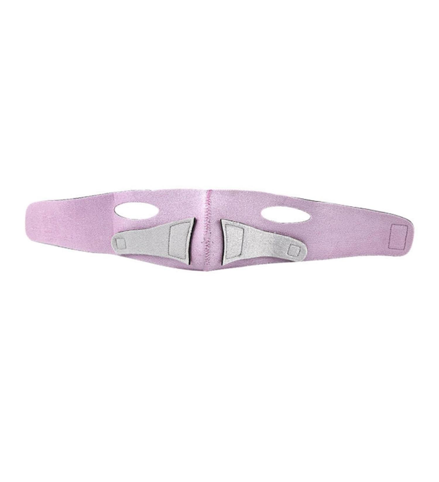 Shop 1pc Face Mask Lifting Fasteners - Snore Chin Strap & Double Chin Reducer | V Line Bandage & Belt - Violet Outanaya - International Shipping Available - Buy Online on GoSupps.com