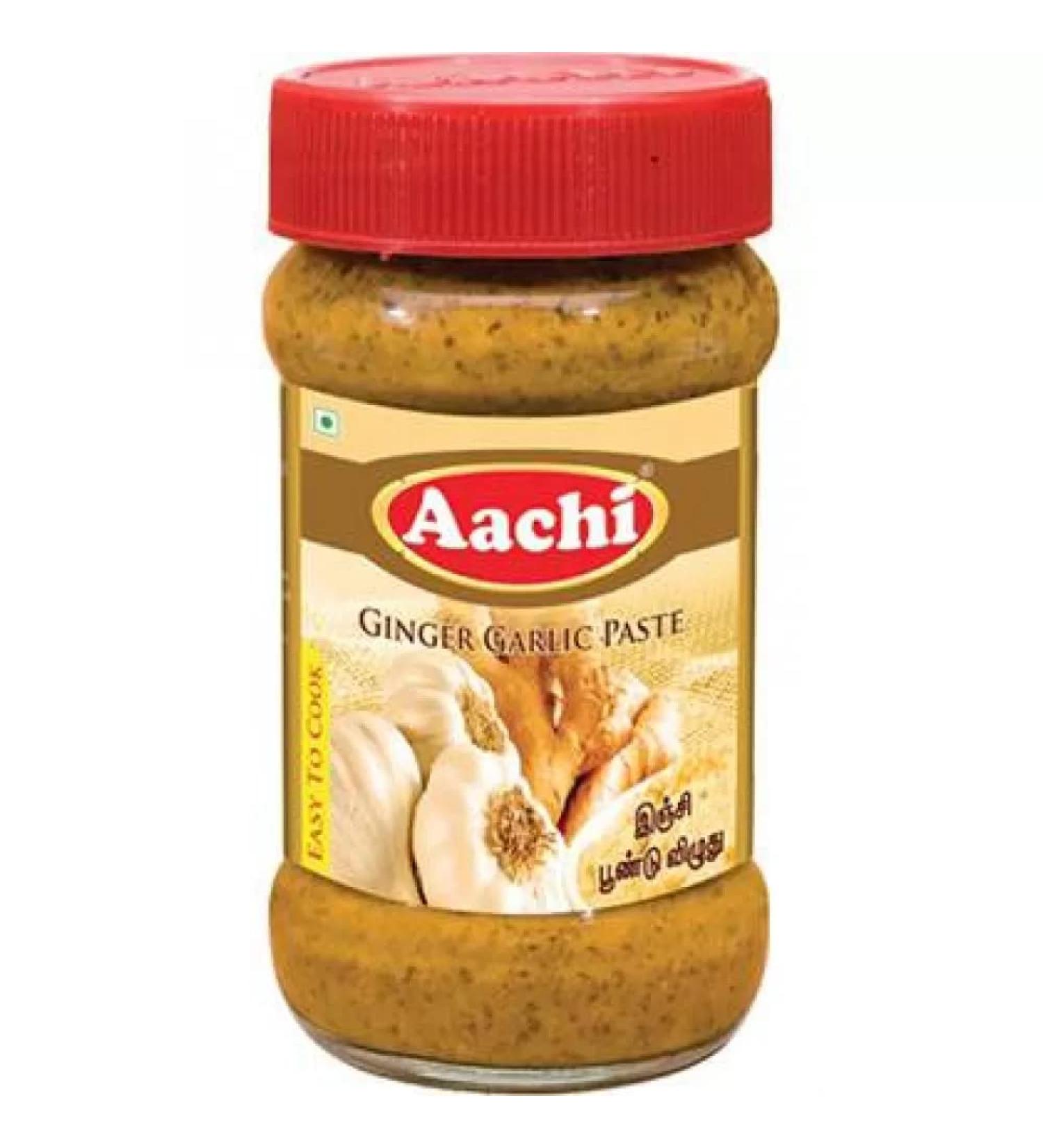 Aachi Ginger Garlic Paste 200gm - Authentic Indian Flavor for Cooking - Buy Online on GoSupps.com