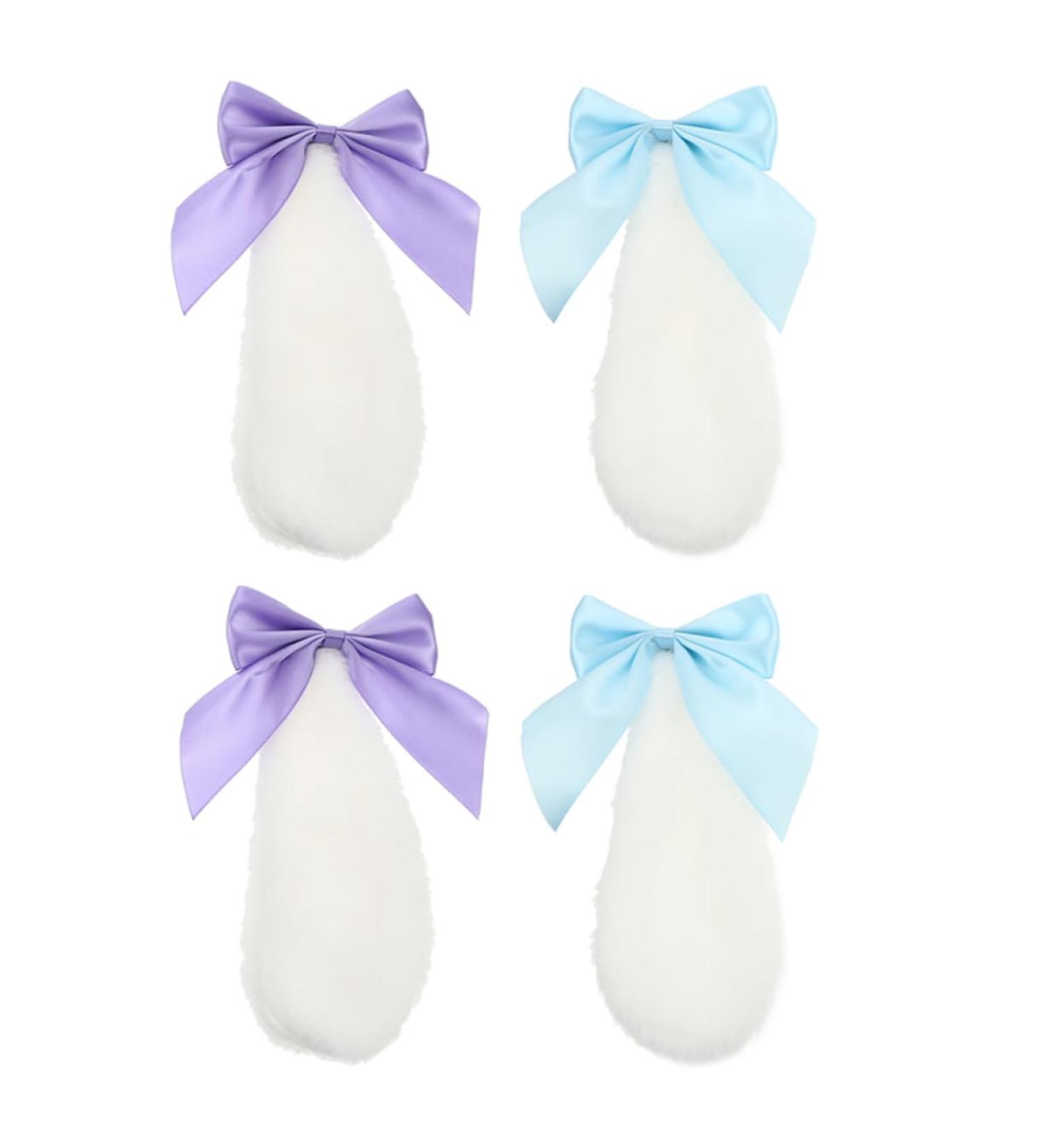 minkissy 2 Pairs Plush Rabbit Ear Hair Clip Plush Hairpins Rabbit Ears Hairclip Kawaii Hair Clip Animal Ears Headpieces Easter Rabbit Ears Hairpin Girls Hair Clip Fabric Ribbon Cosplay - Buy Online on GoSupps.com
