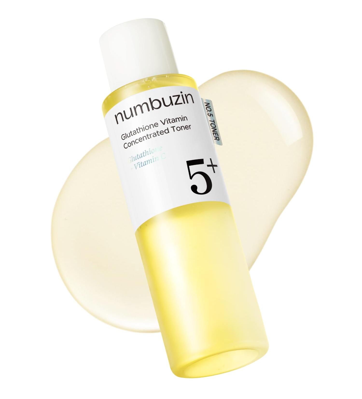 numbuzin N 5 Tonique | Tonique Vitamin Boosting Essential | Anti-tache teint lumineux clatant hyperpigmentation | Vitamine C Glutathion Antioxydants Niacinamide | 200 ml - Buy Online on GoSupps.com
