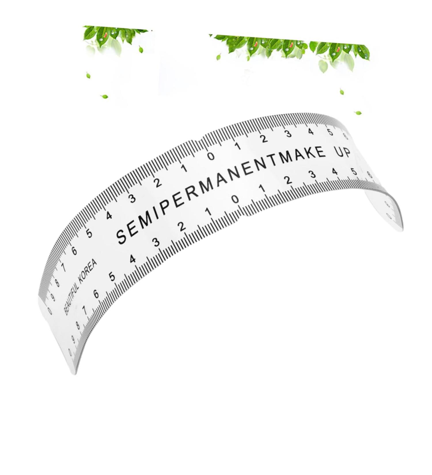 Healeved 4 Pcs Eyebrow Shaper Ruler Pen Brow Mapping Tool Eyebrow Shaping Tool Reusable Eyebrow Ruler Measure mediumx4pcs Blackx4pcs - Buy Online on GoSupps.com