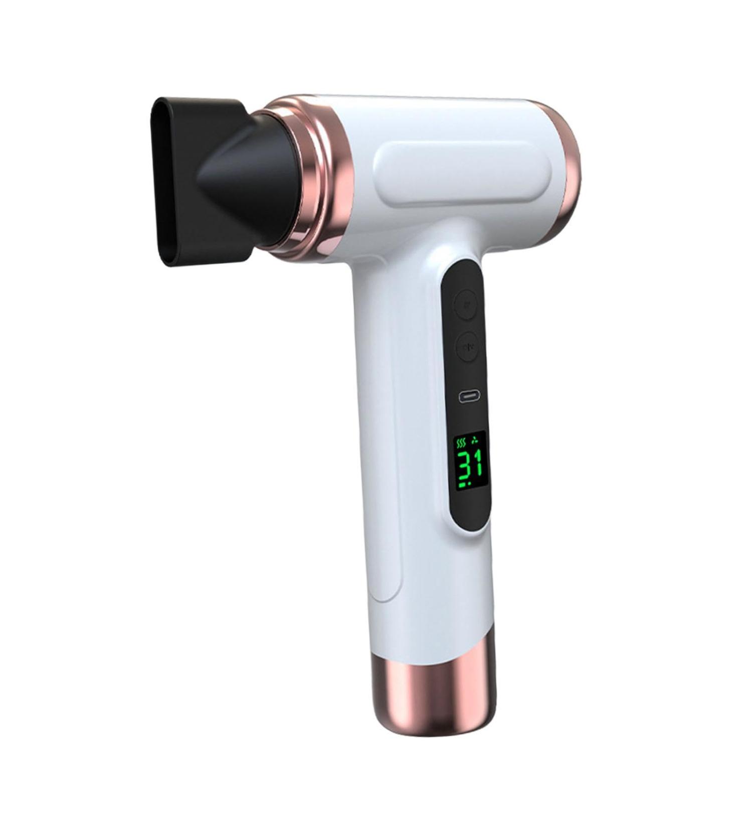Milageto Cordless Electric Blow Dryer Hair Blower High Speed Accessories Portable Large Power Blow Dryer Cordless Hair Dryer for Salon White - Buy Online on GoSupps.com