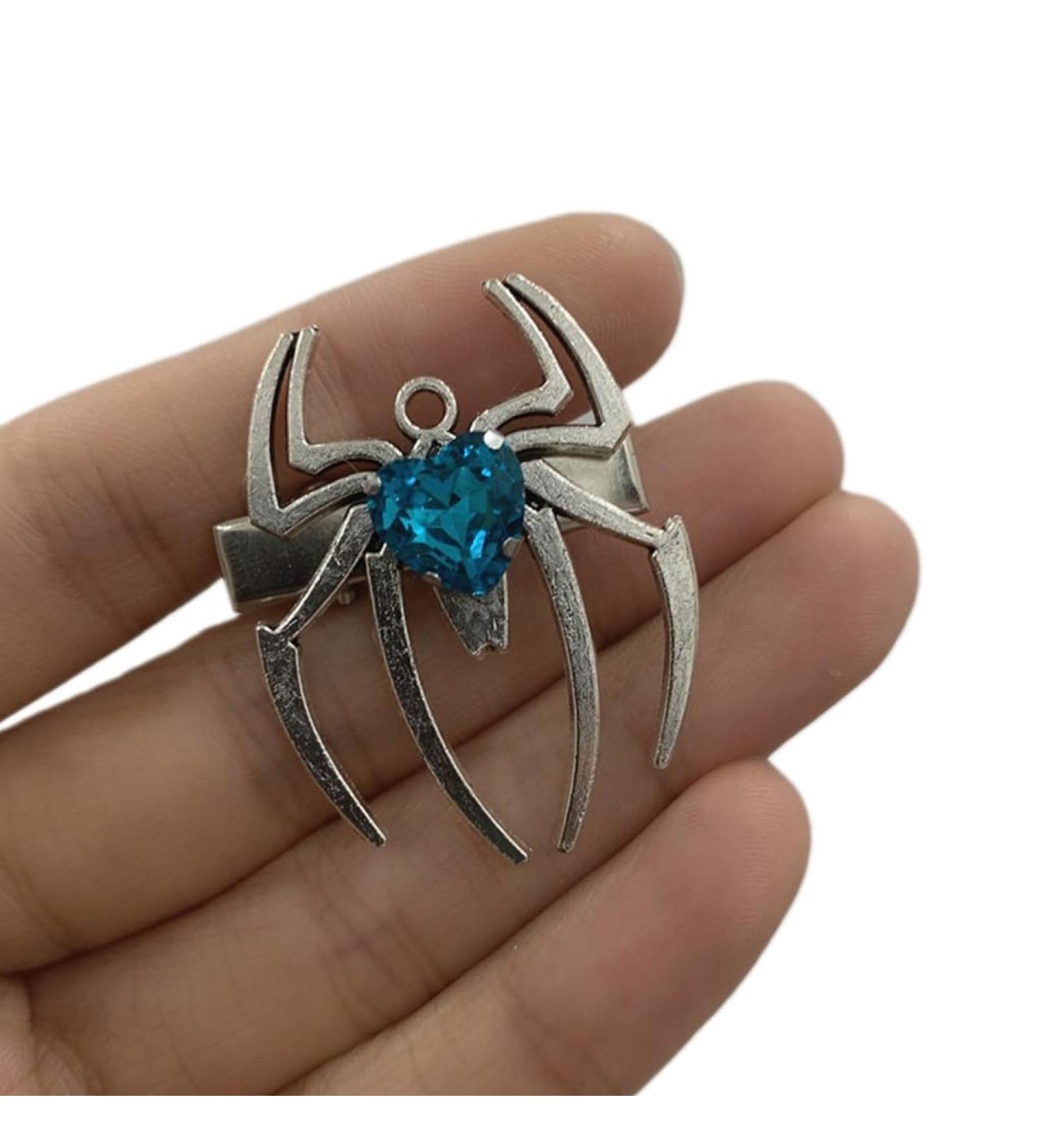 JSGHGDF Spiders Hair Clip for Teens Girl Cool Hairpins Side Clip Hair Barrettes for Women Side Hair Blue - Buy Online on GoSupps.com