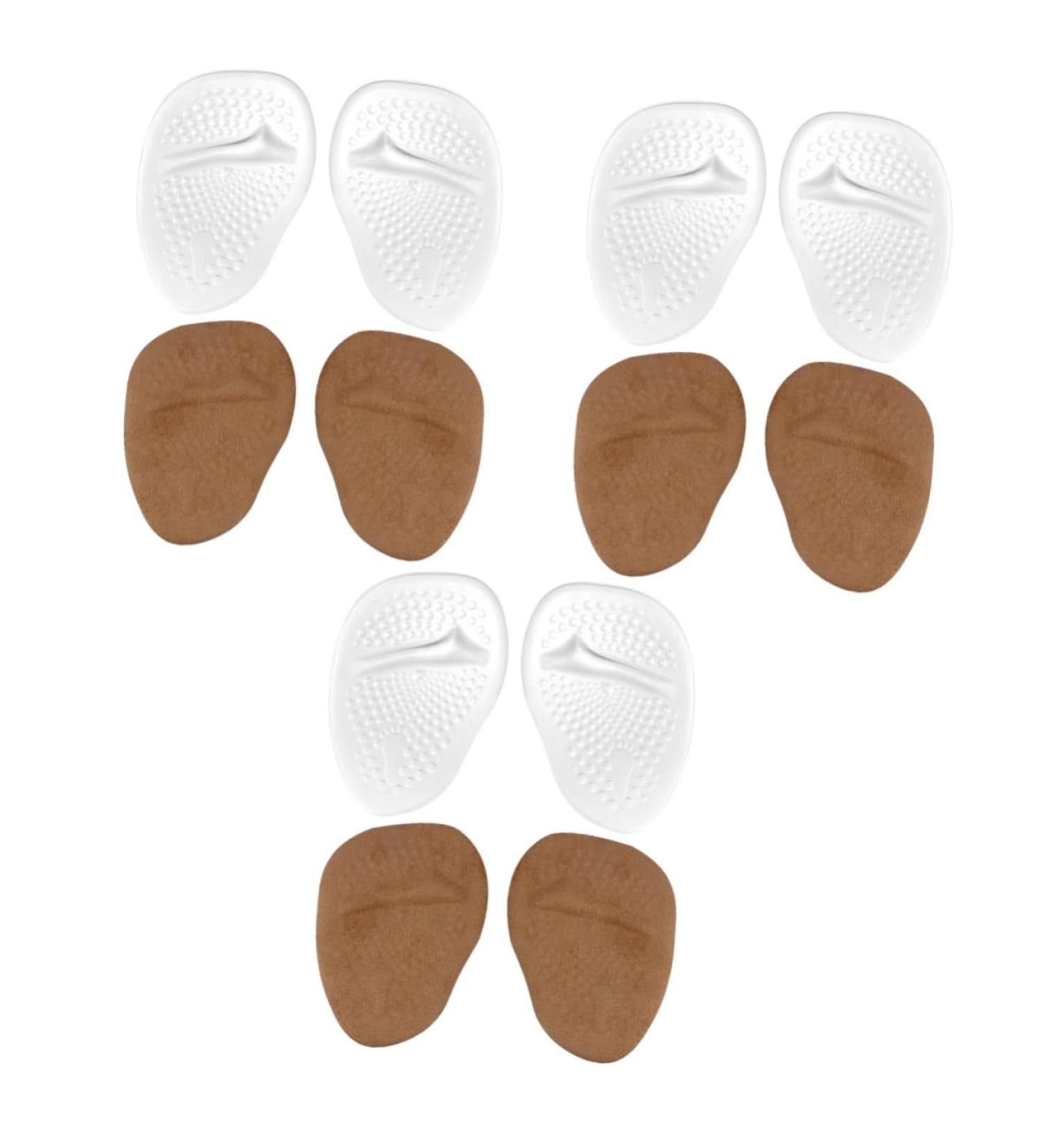 FRCOLOR 6 Pairs Silicone Forefoot Pads - High Heel Metatarsal Cushion for Women - Non-Slip Gel Foot Pads in Assorted Colors - Comfort & Support for All-Day Wear - Buy Online on GoSupps.com