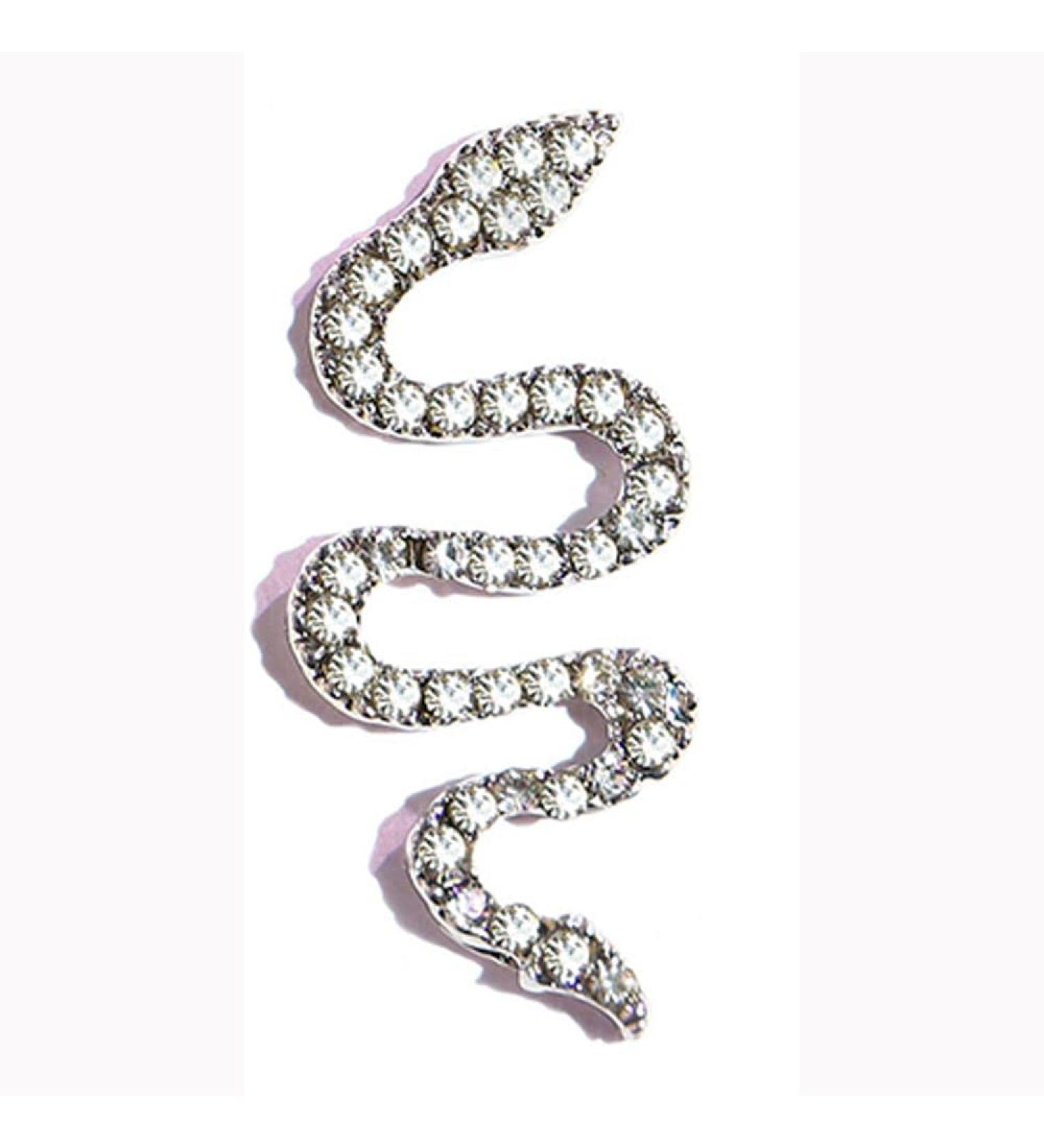 1 PC Colorful Oversized Nail Salons Crystal Diamond Design Snake Shape Nail Charms 3D Art Accessoirs(1) Style1 - Buy Online on GoSupps.com