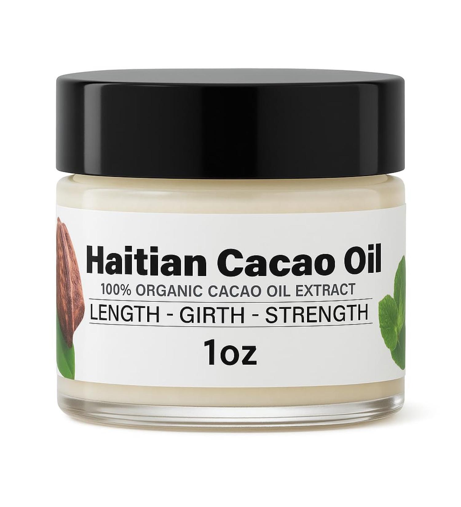 Haitian Gr s Cacao Oil 100% Pure & Organic Cold-Pressed Extract Deeply Moisturizing Body & Massage Oil Rich in Antioxidants & Vitamins Chocolate Aroma  - Buy Online on GoSupps.com