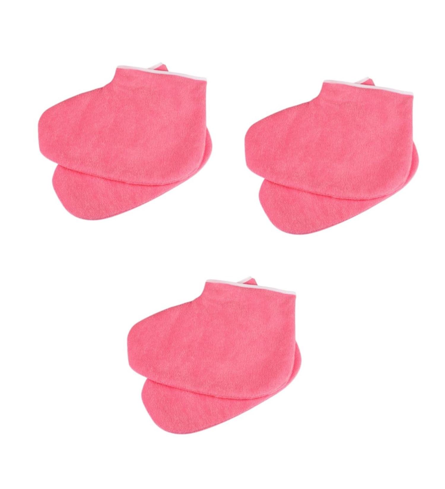 Beavorty 3paires Couvre Cire Pour Th rapie Chaussettes Hydratantes Paraffine Soins De Beaut Pour Adapt s Pour Spa Et Usage Professionnel mediumx3pcs past que rougex3pcs - Buy Online on GoSupps.com